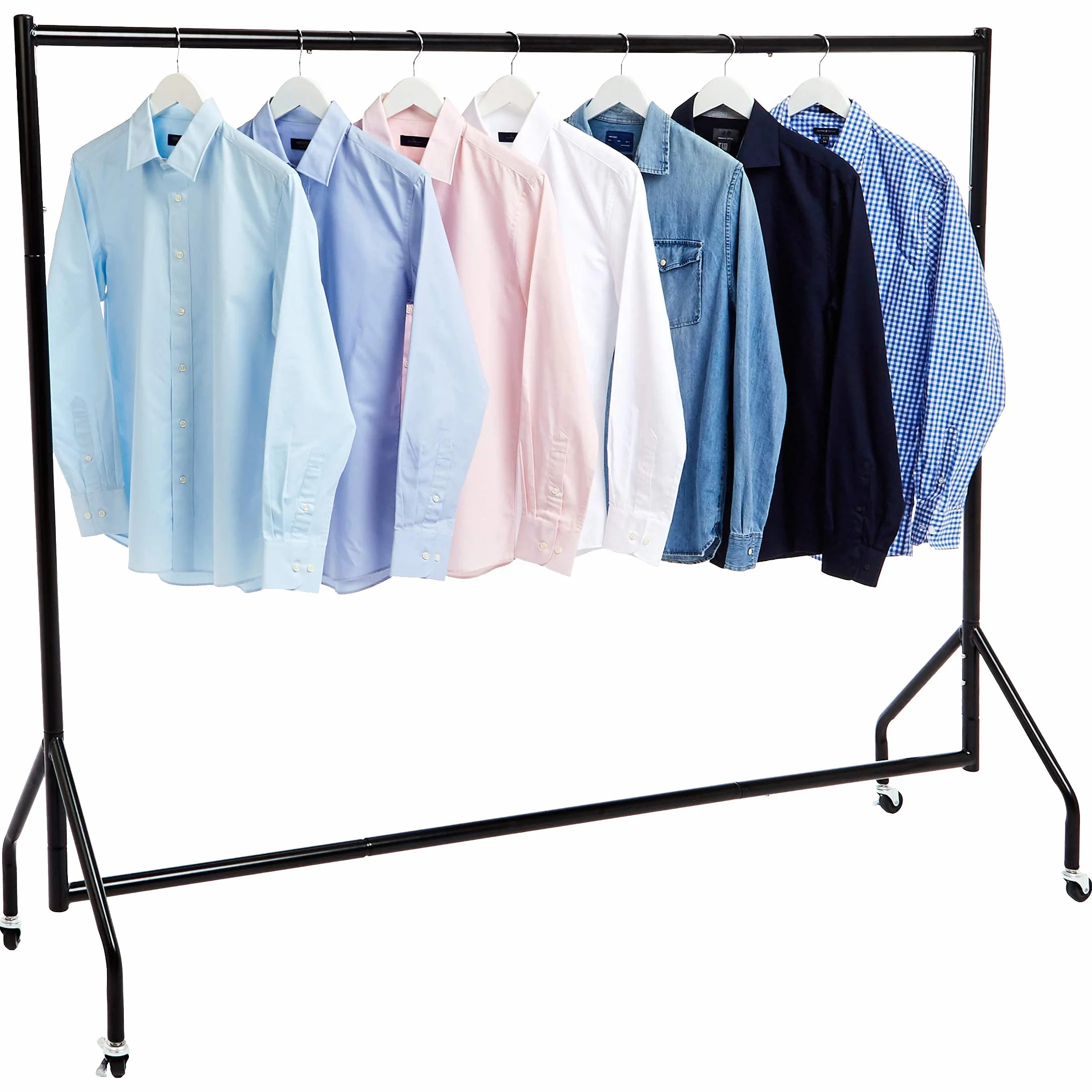 Amazon Basics Perchero para ropa 1,8 x 1,5 m negro
