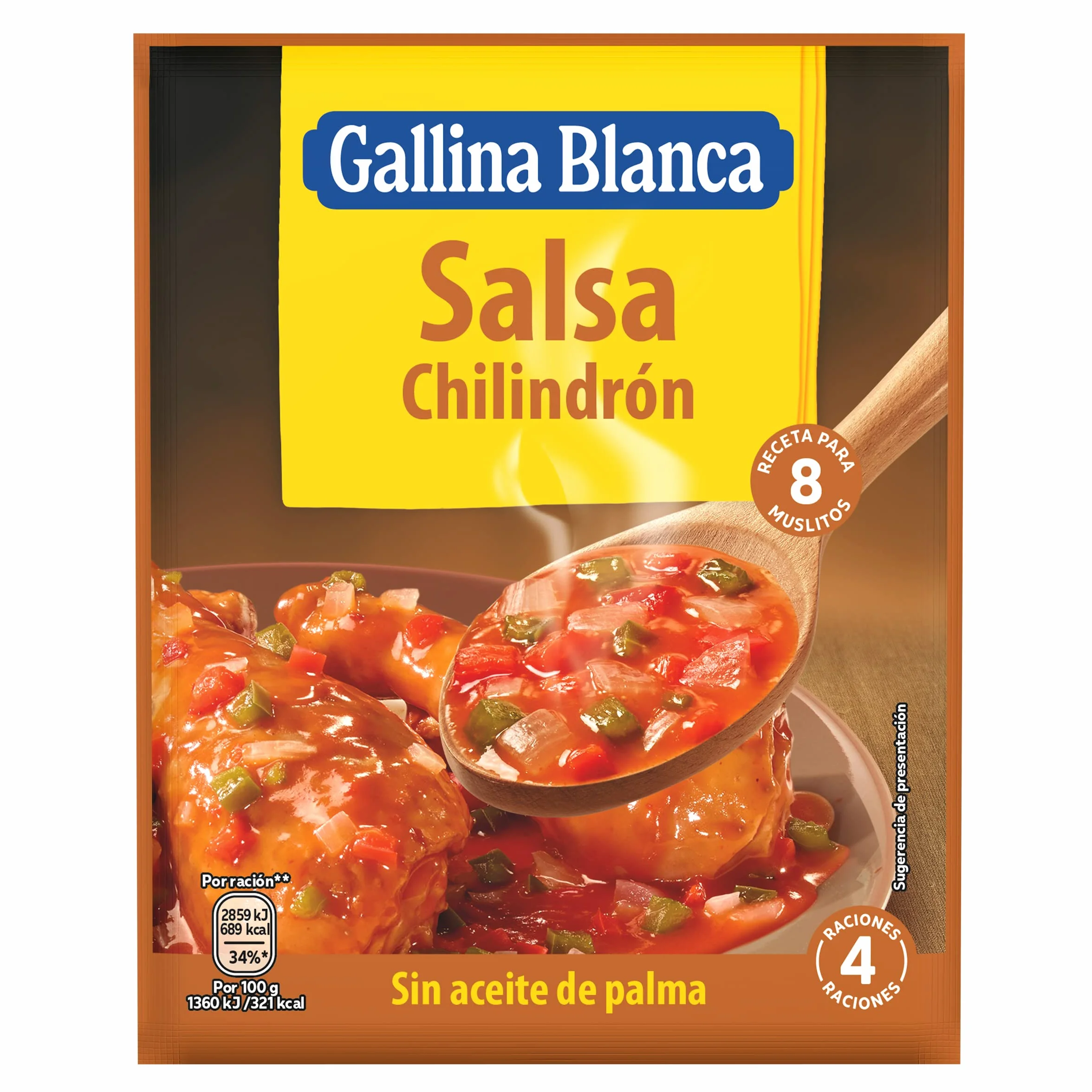 GALLINA BLANCA salsa chilindron SOBRE 39g