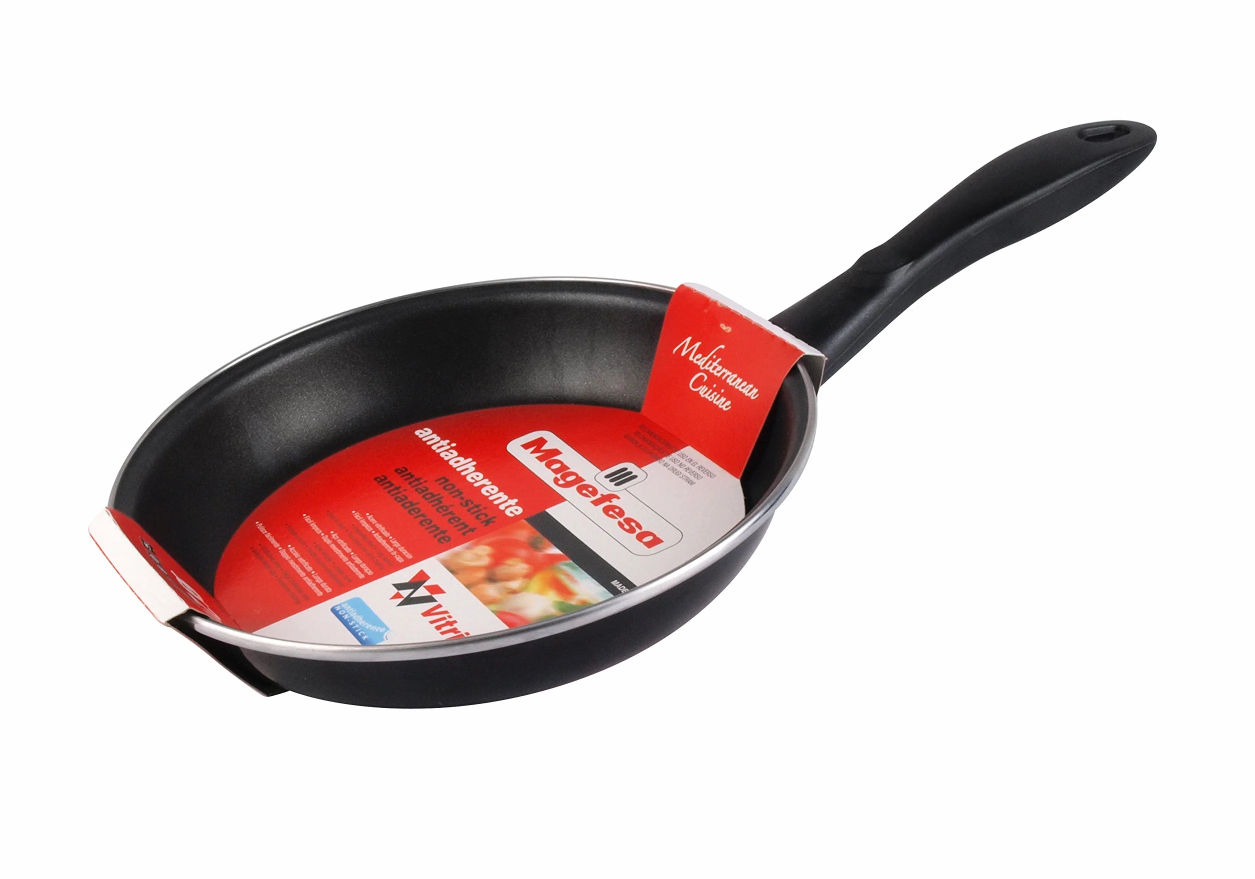 MAGEFESA Black Sartén 20Ø Antiadherente Bicapa Reforzado Full Induction