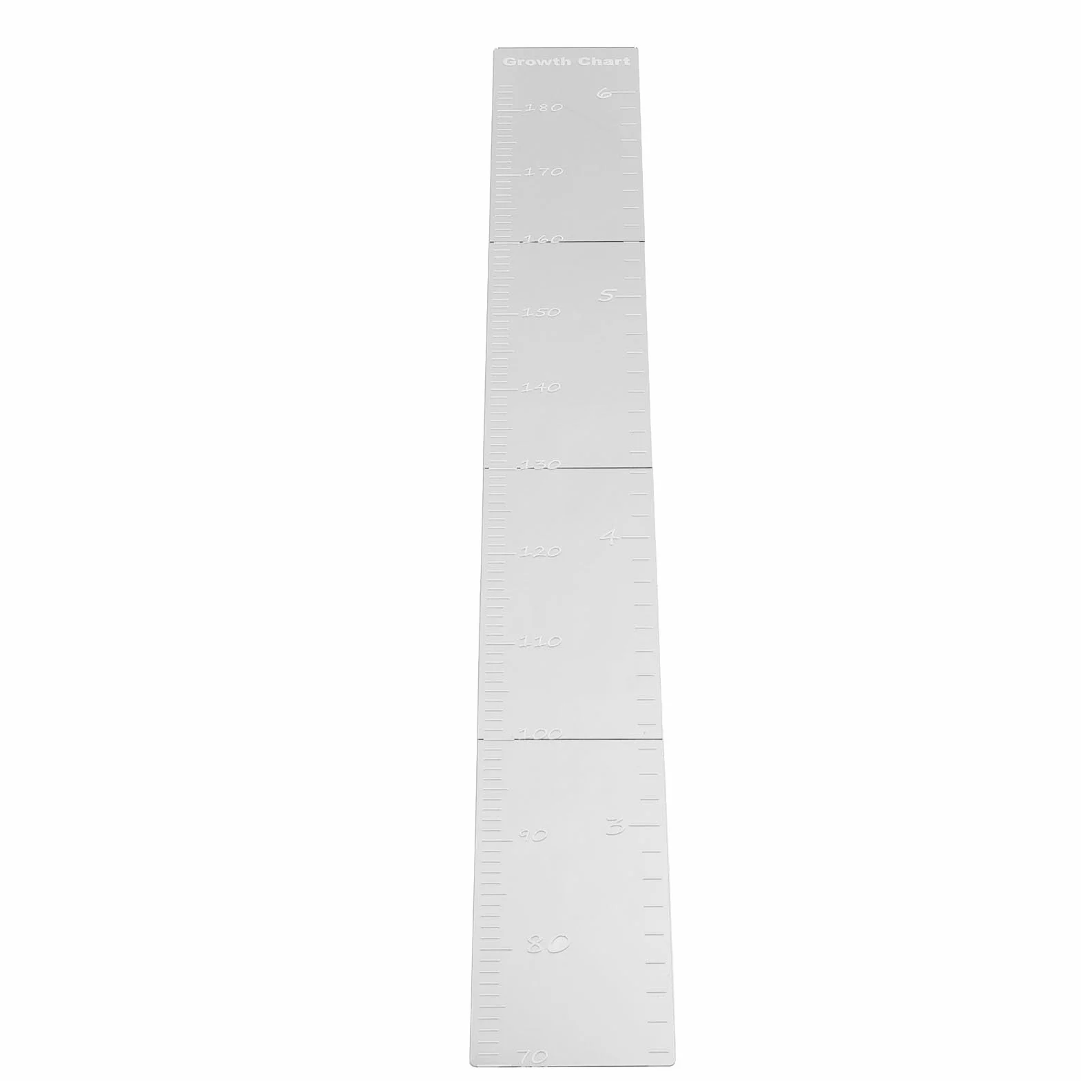 Espejo de Tabla de Crecimiento para Niños,Espejo de Tabla de Regla de Altura de Acrílico para Pared,Regla de Medición de Guardería Inastillable para Decoración de Dormitorio de Bebés Y Niños