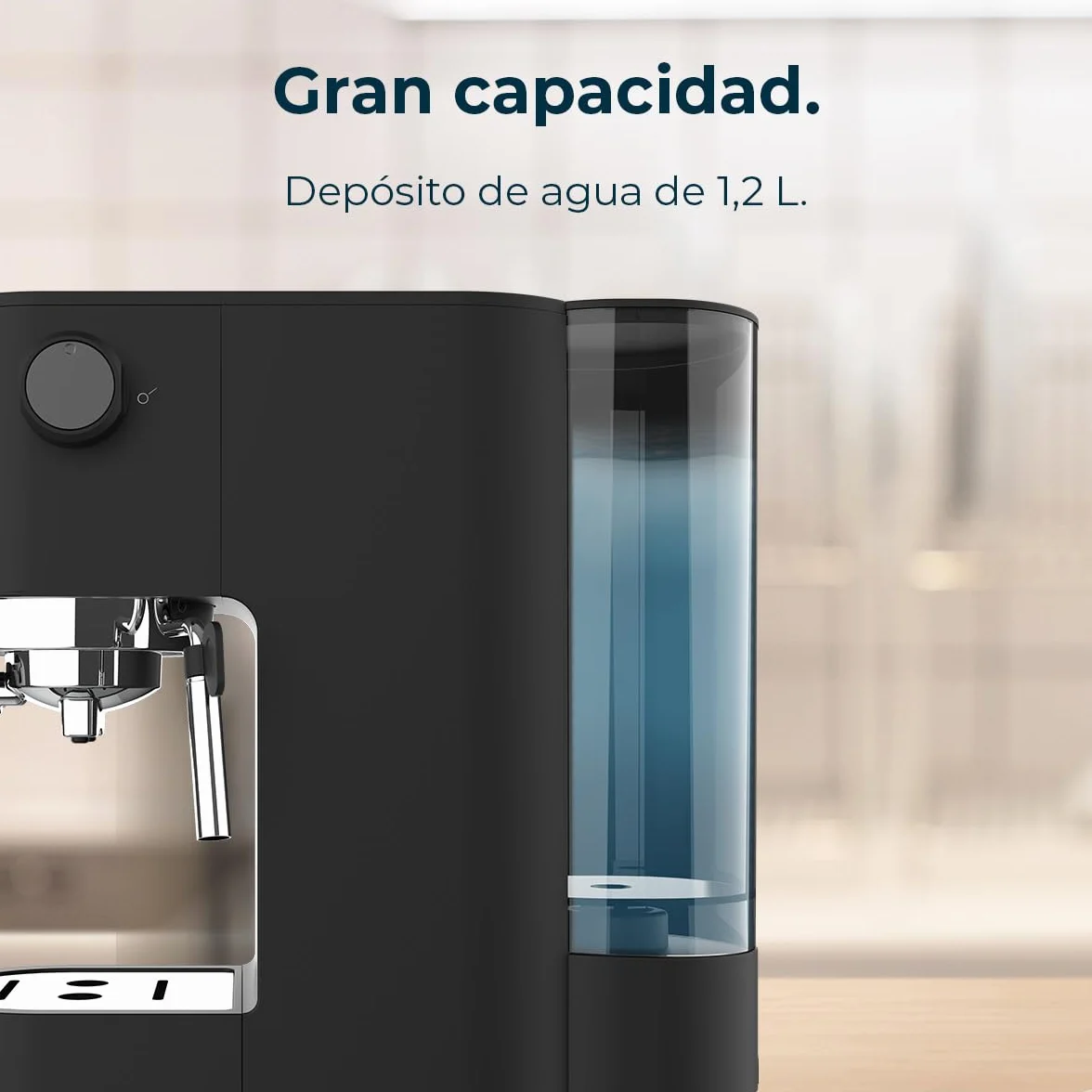 Cecotec Cafetera Express Cafelizzia Fast Pro. 1350 W, Thermoblock, ForceAroma de 20bars, Vaporizador Orientable, Brazo Doble, Bandeja Calienta Tazas, Depósito de Agua Extraíble