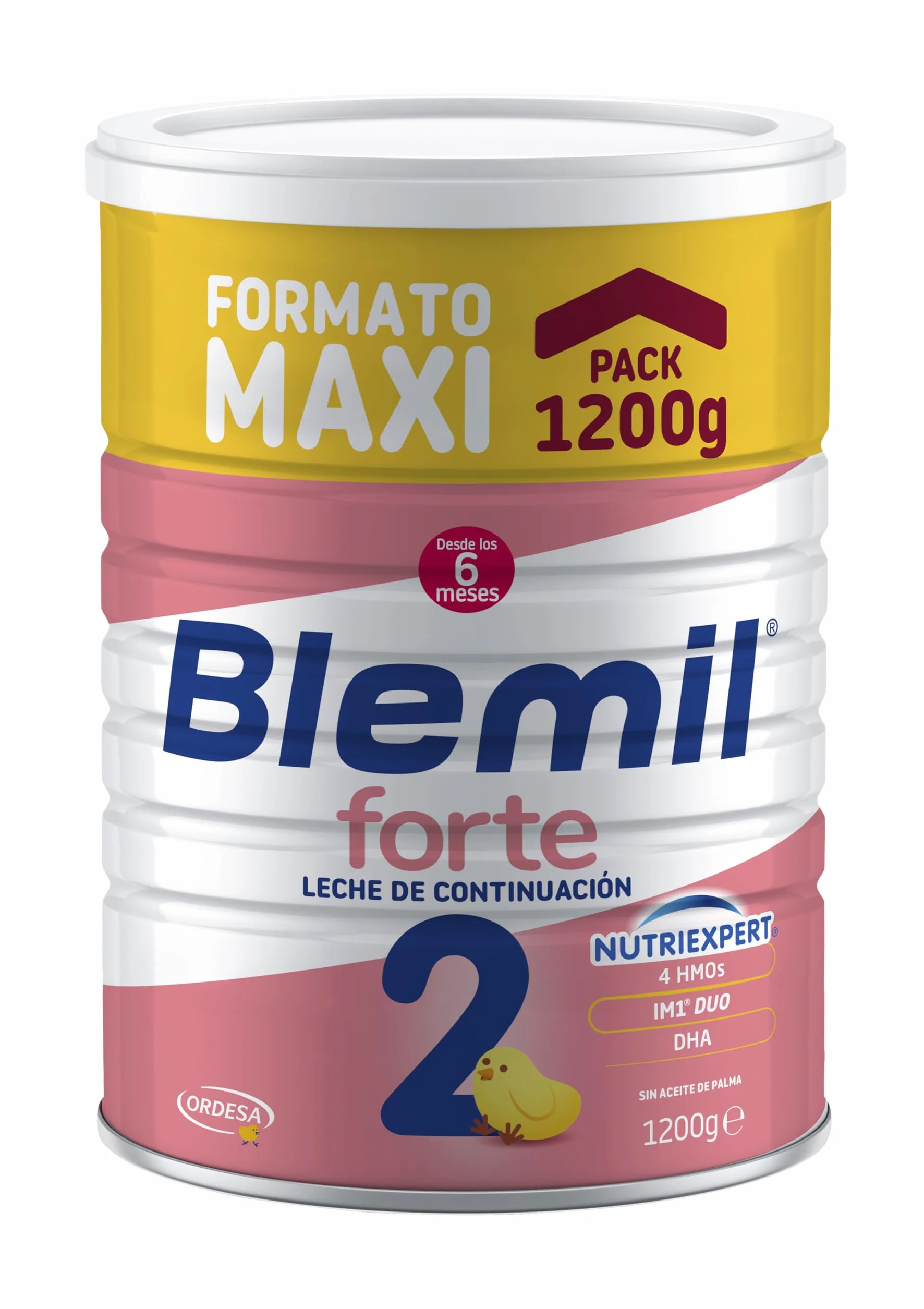 Blemil 2 Forte 1200g Leche de Continuación en polvo para Bebé Desde los 6 Meses