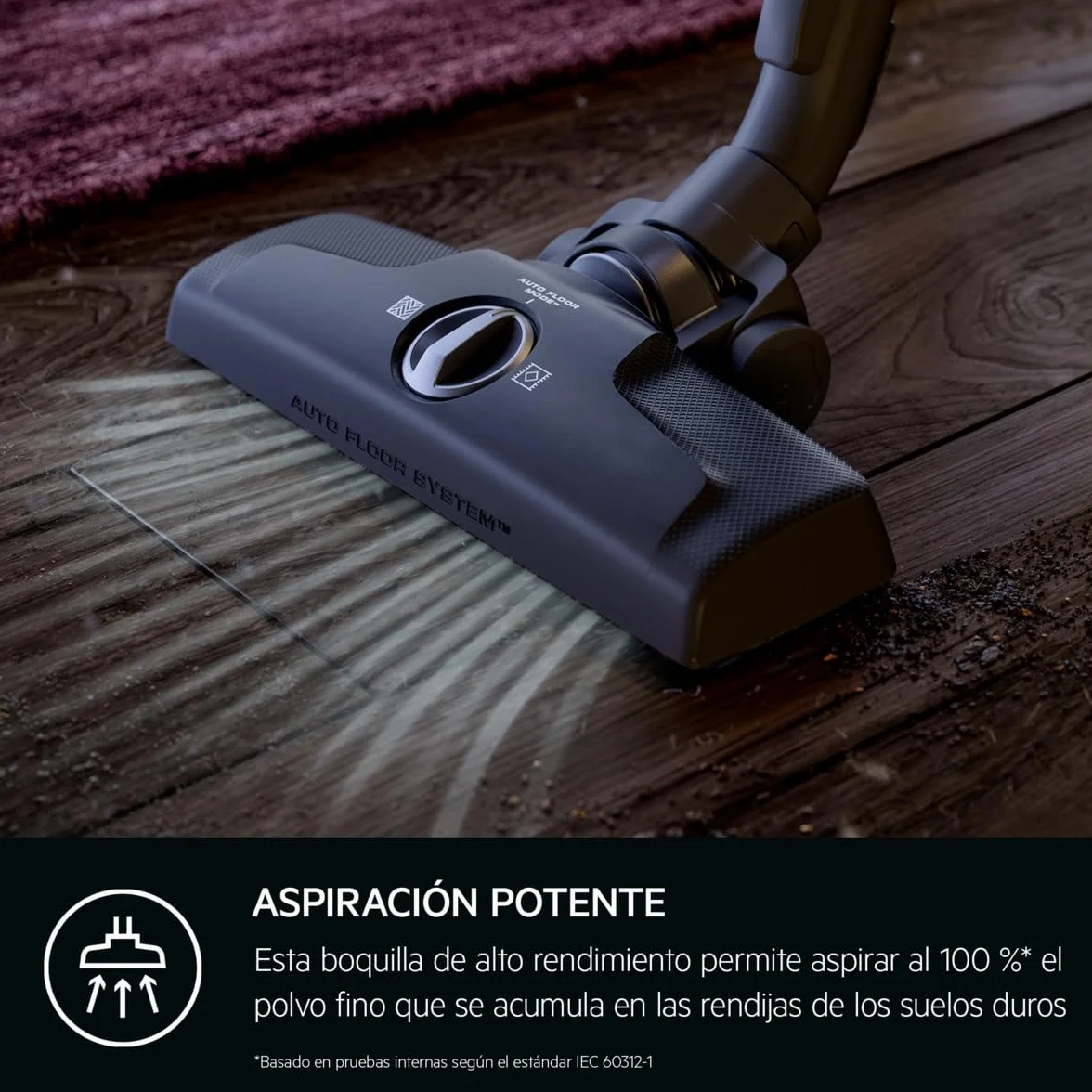 AEG AB61H6SW Aspiradora de Trineo con Bolsa, 850W de Potencia, 3,5L de Capacidad, Radio de acción 12m, Ruedas XL, Filtro Lavable, 3 cepillos + 3 Accesorios, 10 años garantía, Blanco