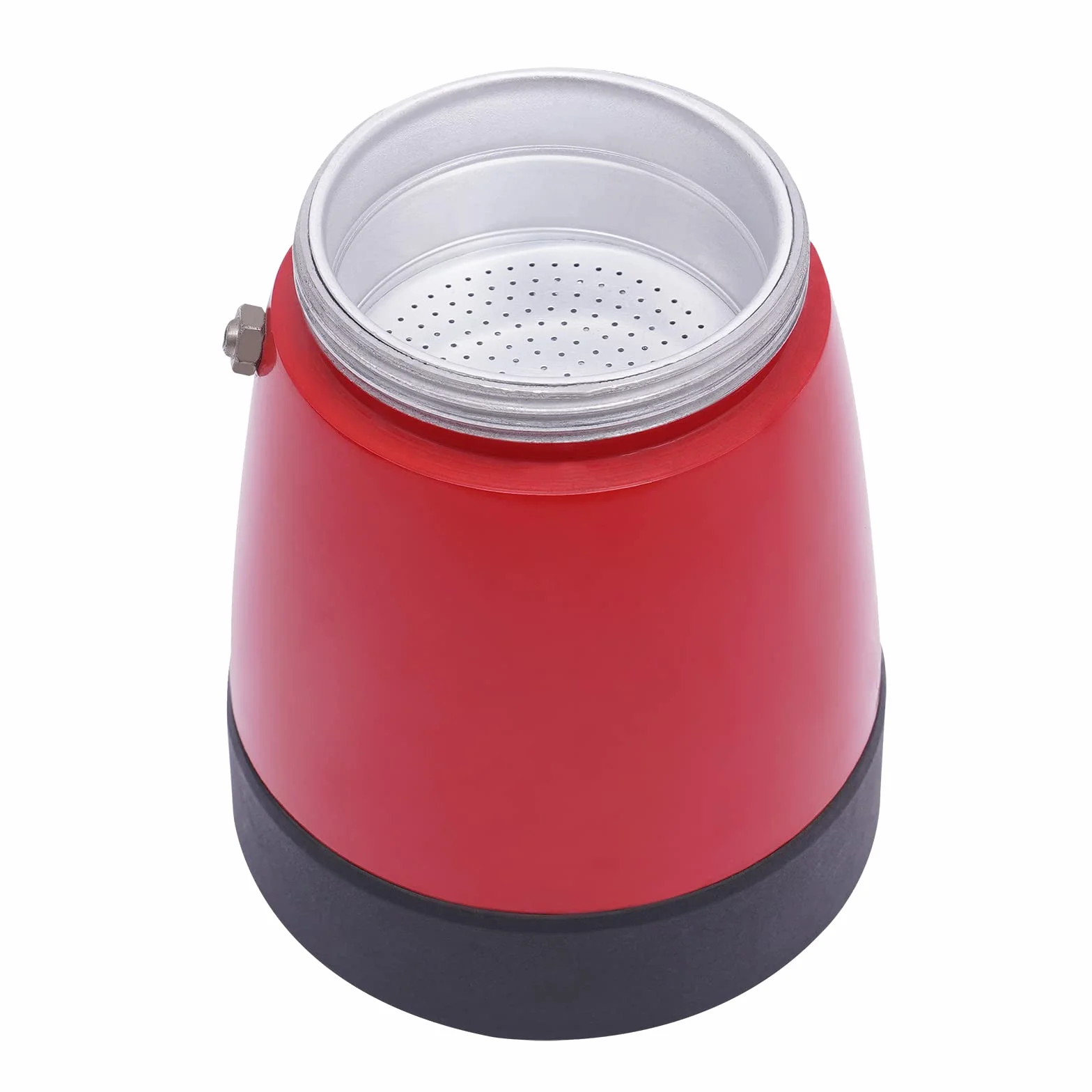 Cafetera de espresso eléctrica 480W 300ML para 6 tazas, rojo