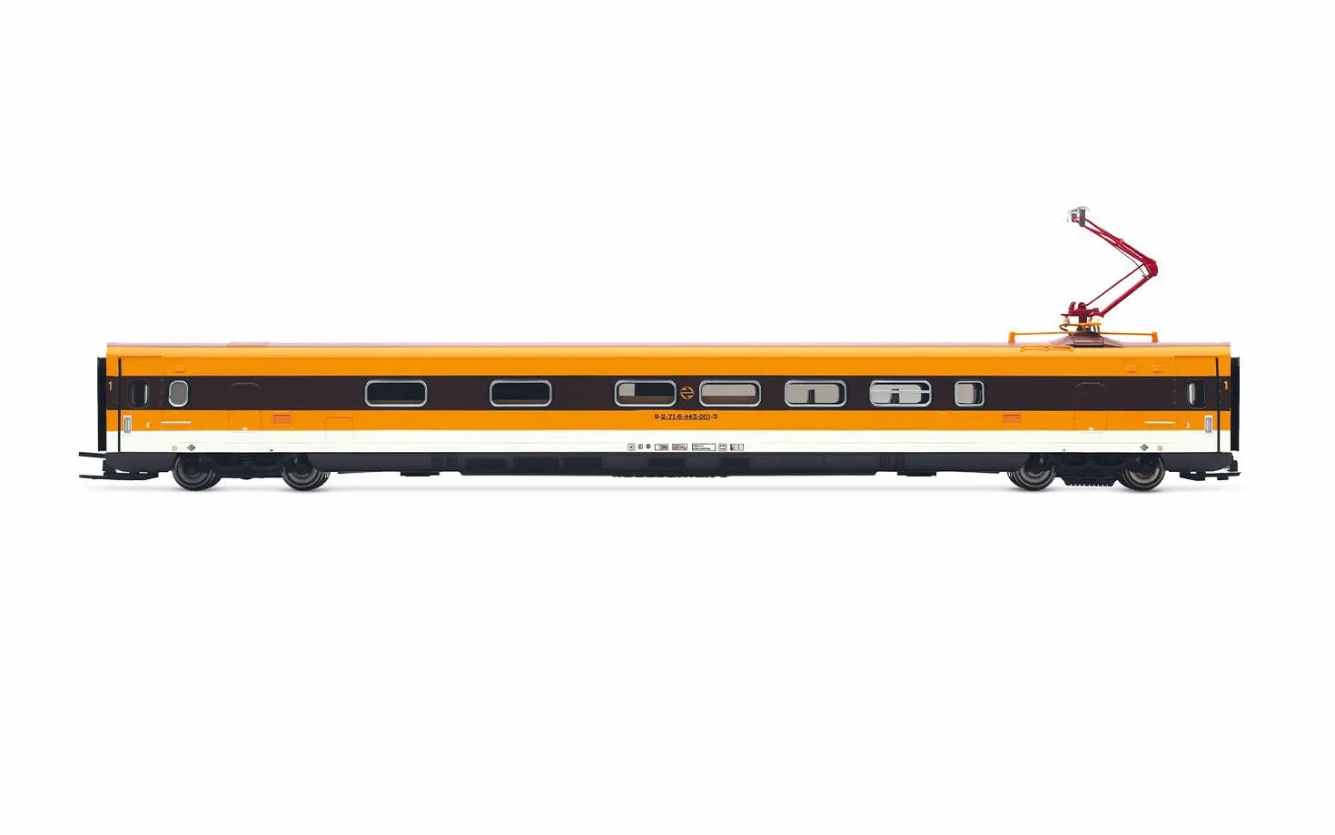 Electrotren HE2015S RENFE, basculante de Alta Velocidad EMU Clase 443, con Techo marrón y Logo Moderno, EP. IVb, con decodificador de Sonido DCC Modelo RailwayLoco - Eléctrico