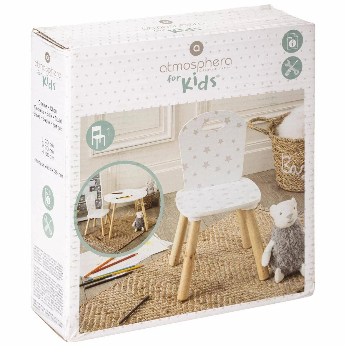 Atmosphera - Silla Infantil 'Douceur' Estampada