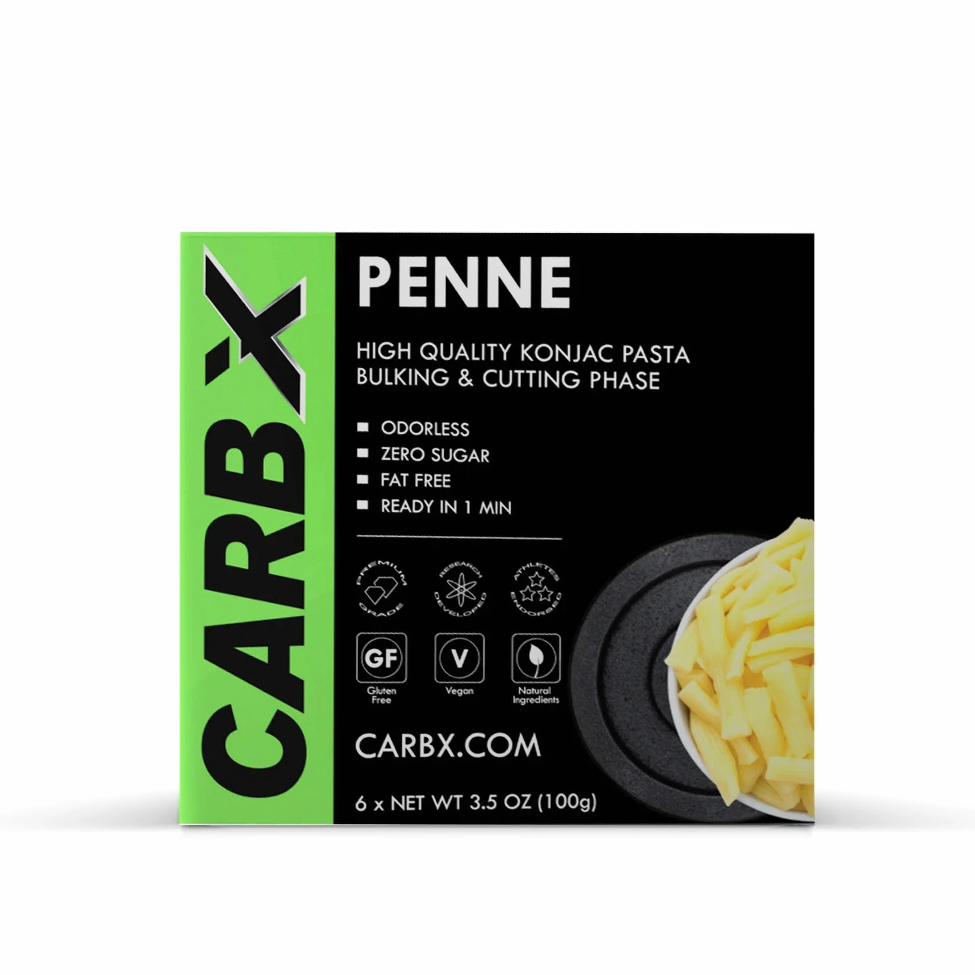 Macarrones Shirataki Pasta Konjac 600 g 6 Raciones Bajo en Calorías Sin Azúcar Keto Low Carb