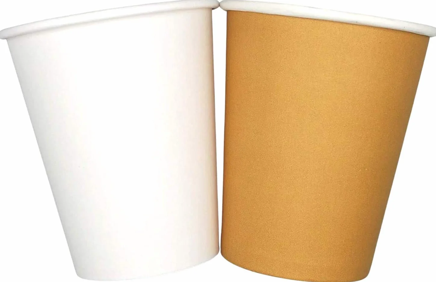 MEGA Pack – 1000 vasos de papel reciclables de 240 ml, color blanco, desechables, biodegradables, compostables, calidad premium, agua, café, té, chocolate caliente, cócteles, bebidas frías y