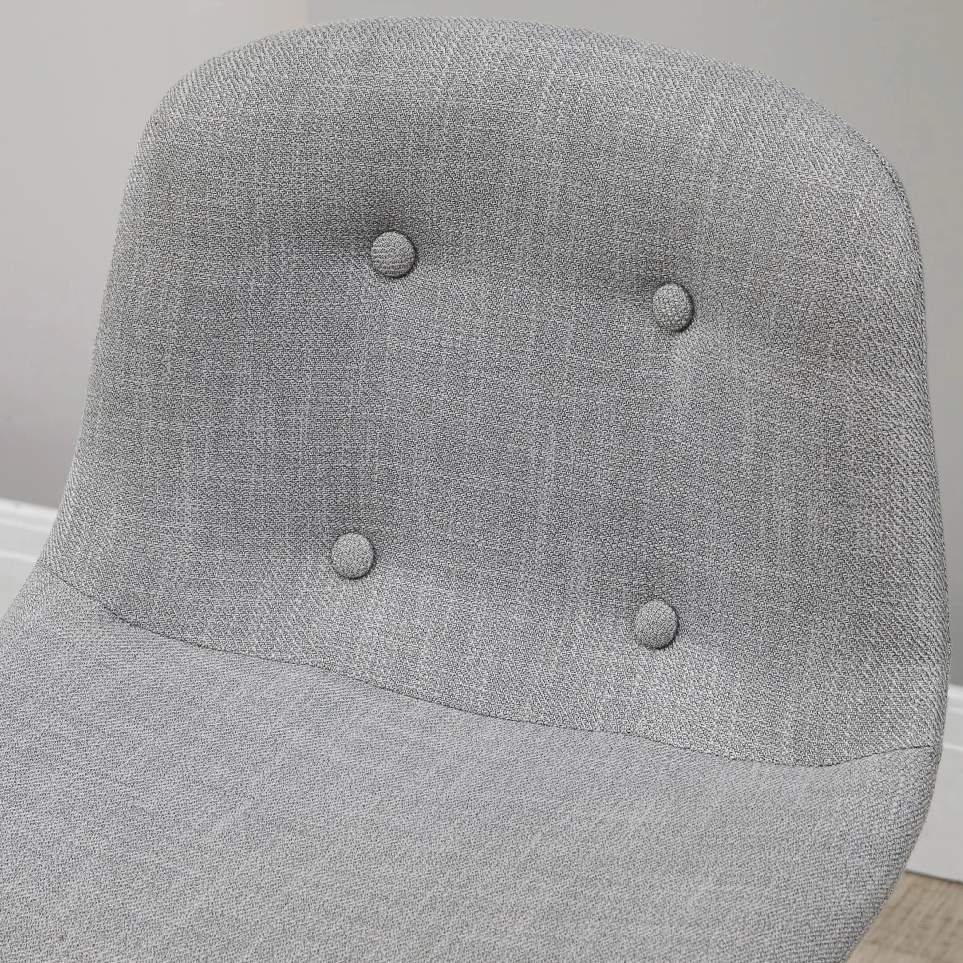 HOMCOM - Conjunto de mesa de bar con taburetes, mesa de comedor de pie con 4 sillas tapizadas, patas de acero, estilo industrial, mesa alta bar y 4 taburetes para comedor, cocina, color gris claro