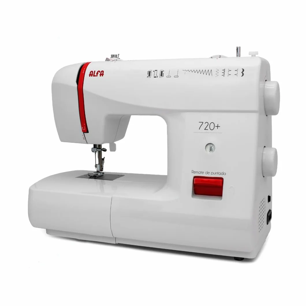 ALFA 720+ Máquina de Coser, Compuesto, Blanco, 30x19x41 cm