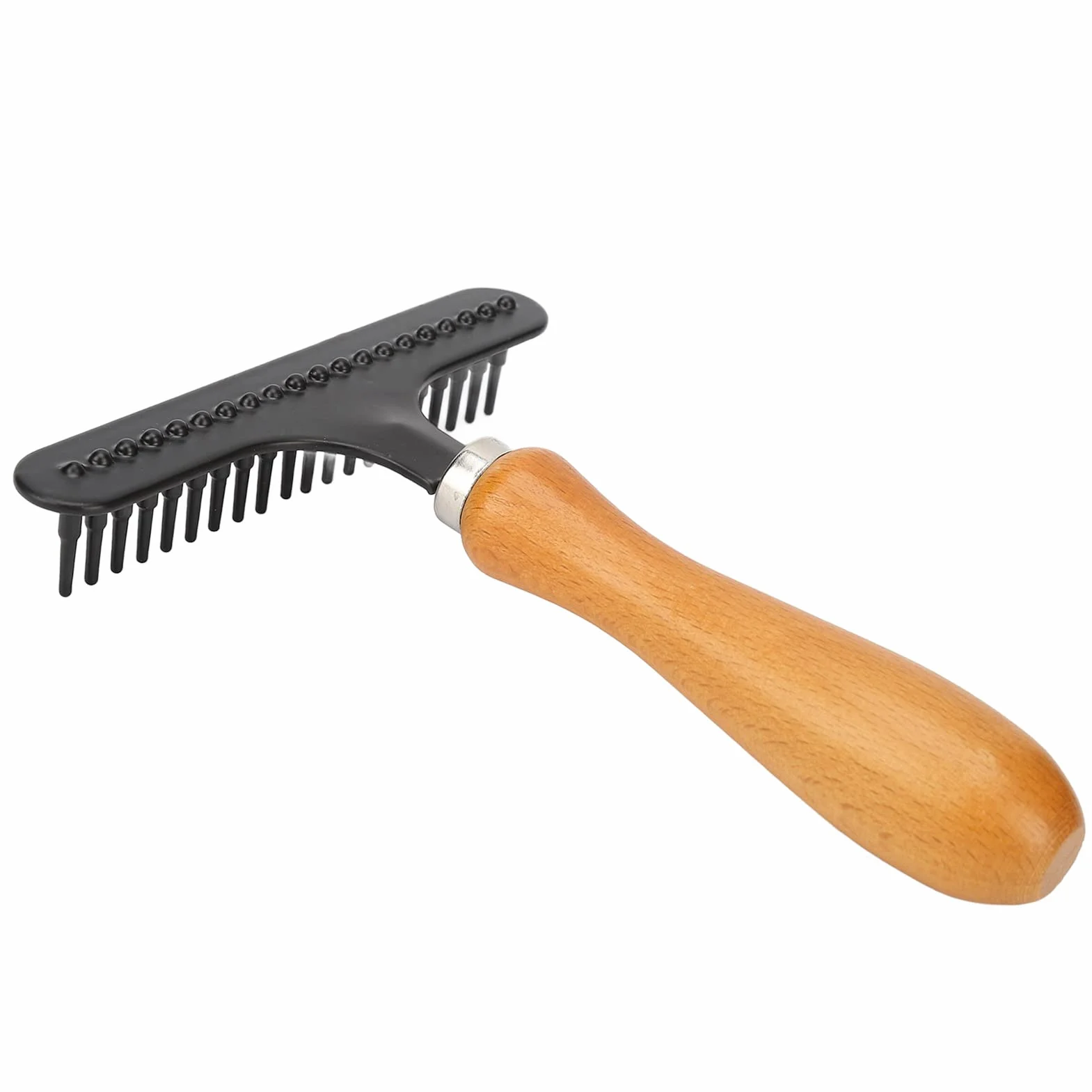 Rastrillo para Alfombras de Acero Inoxidable para Cuidado del Cabello