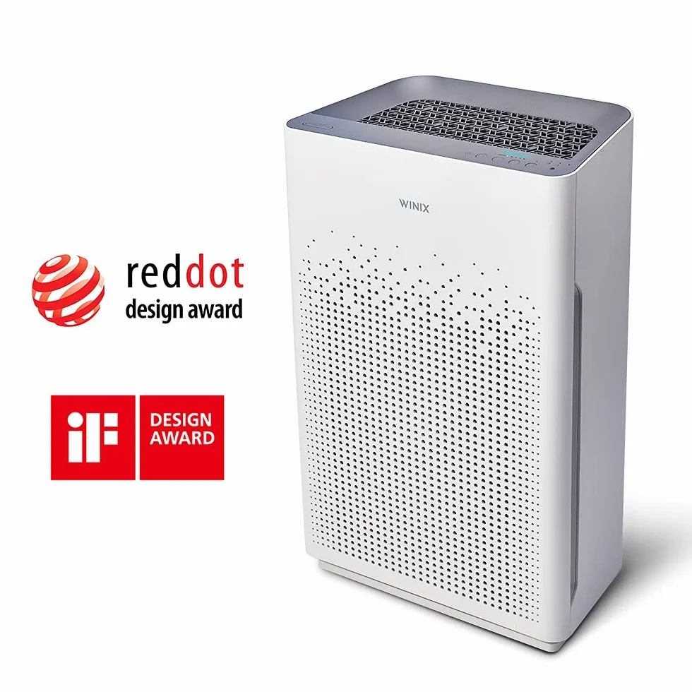 WINIX ZERO-S Purificador de aire para alergias y PM2.5, CADR 410 m³/h, 100 m², filtra el 99,999% de polen, alergias, polvo y humo, monitor de calidad del aire, modo de suspensión y automático.