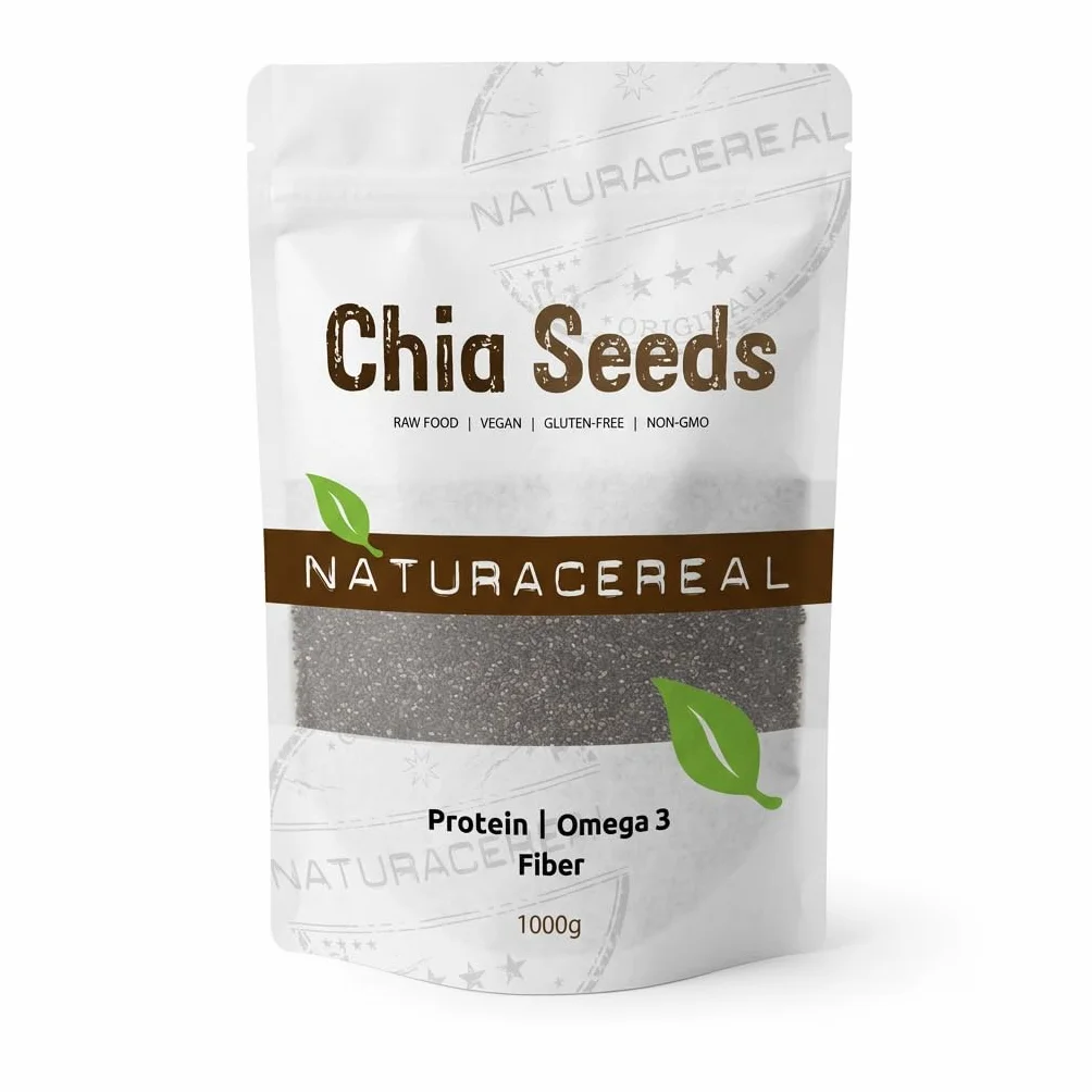 Naturacereal Chia Samen 1kg – Rico en Omega-3, Fibra & Proteínas Vegetales