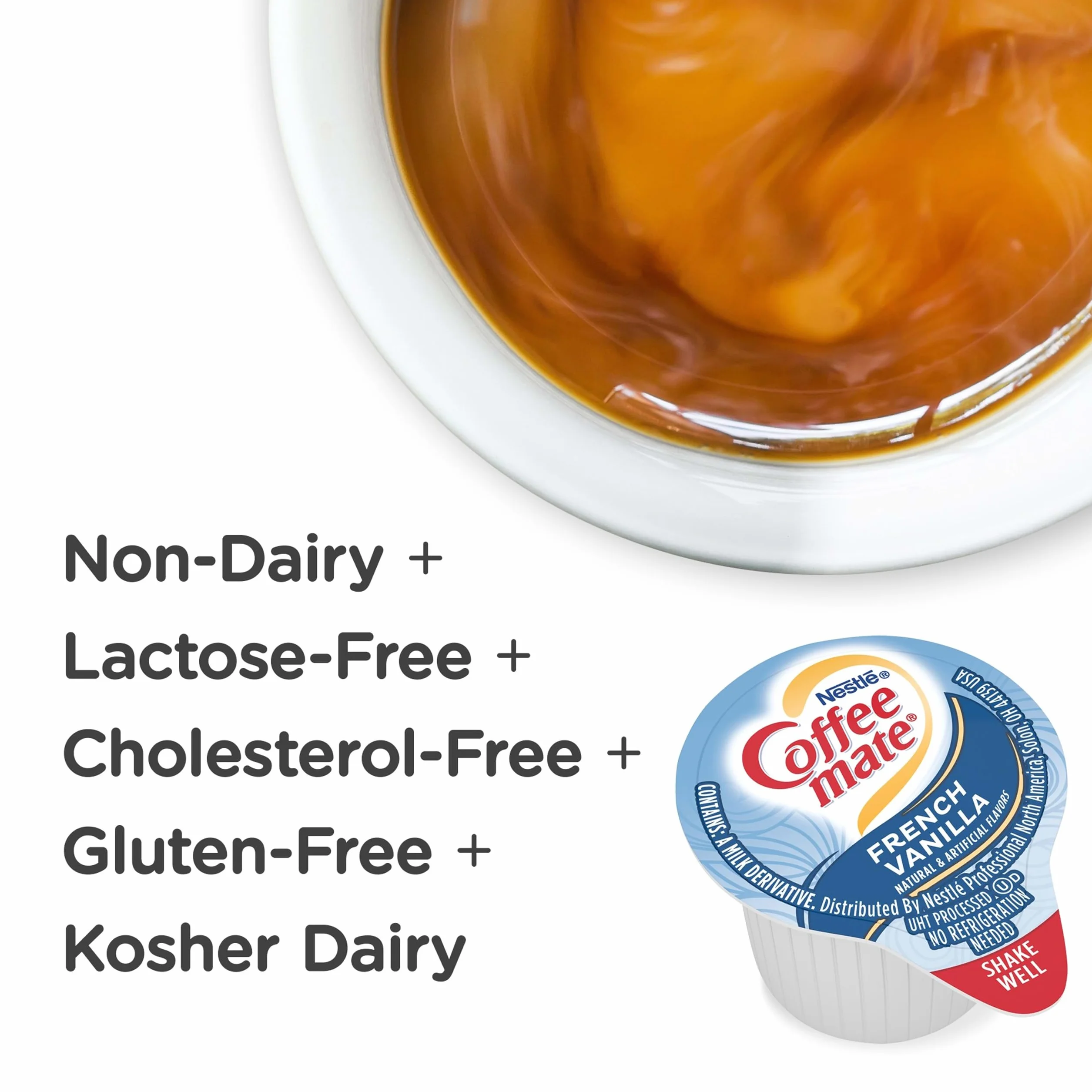 Nestle Coffee Mate Creamer French Vanilla 180 Single Serve Portions 67.5 oz