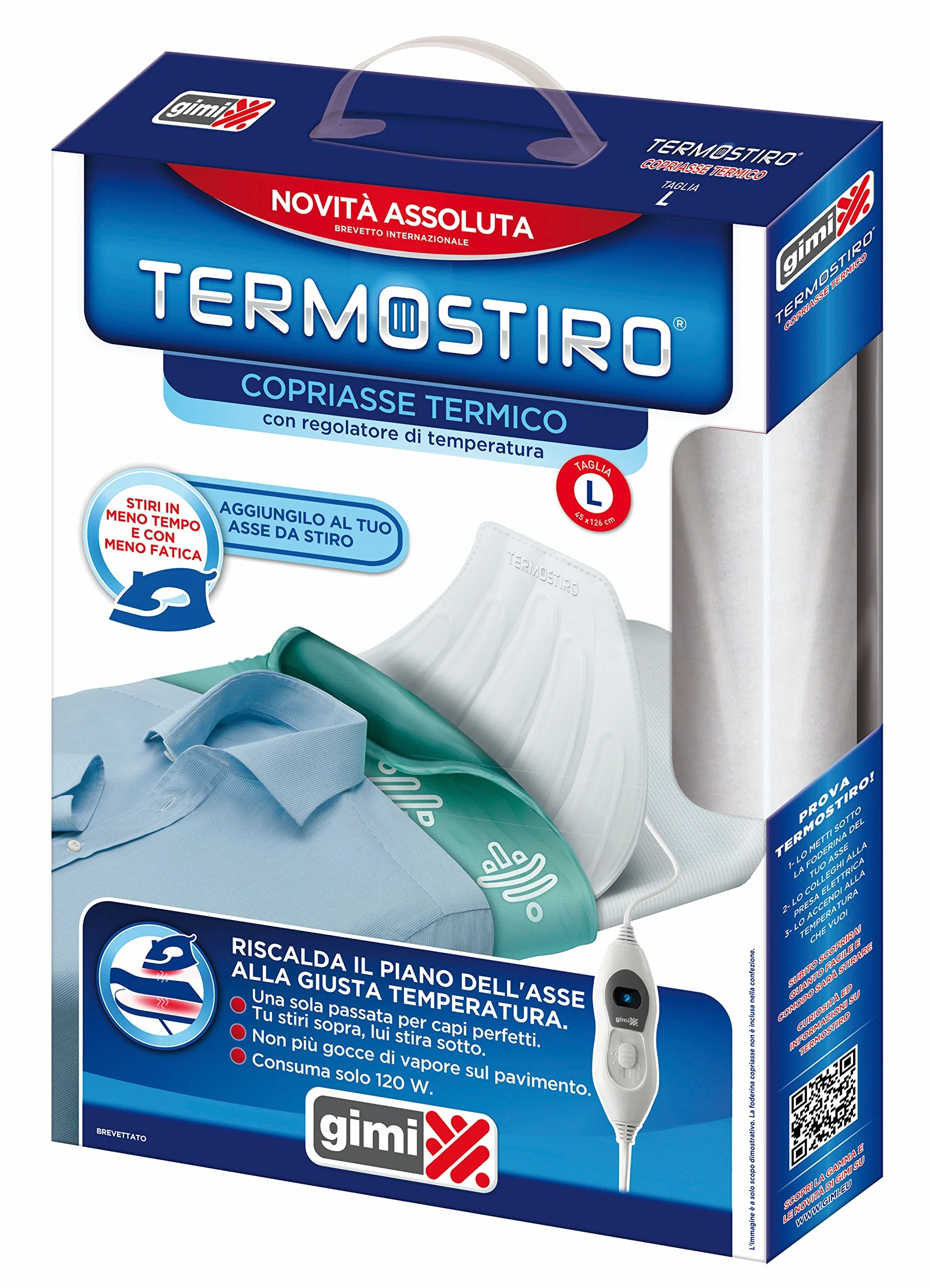 Gimi Termostiro L Funda térmica para Tabla de Planchar