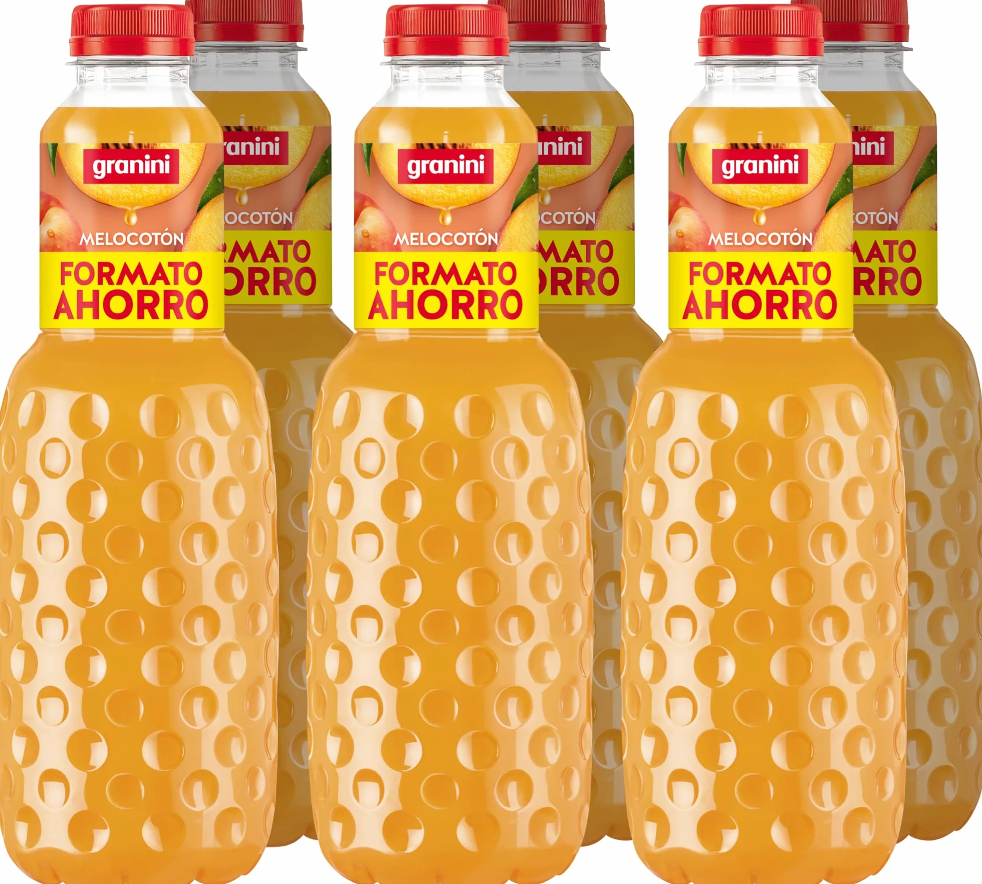 Granini Néctar de Melocotón Pack 6 x 1,5L Formato Ahorro