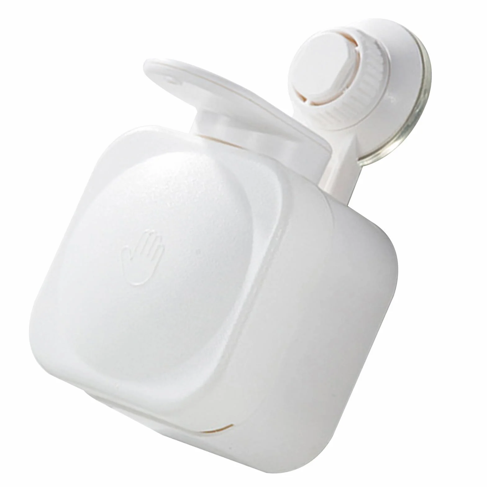 NOLITOY Dispensador de Gel de Ducha de Pared Ventosa, Diseño Abs Moderno, Dispensador de Jabón para Baño Dosificación Suave, Adecuado para Baños y Restaurantes