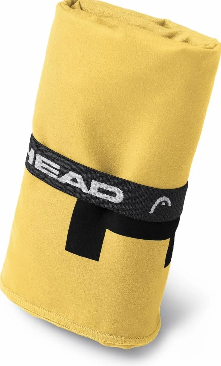 HEAD Toalla Microfibra con Elástico 40x60 Suave Ligera Secado Rápido Absorbente Multiuso