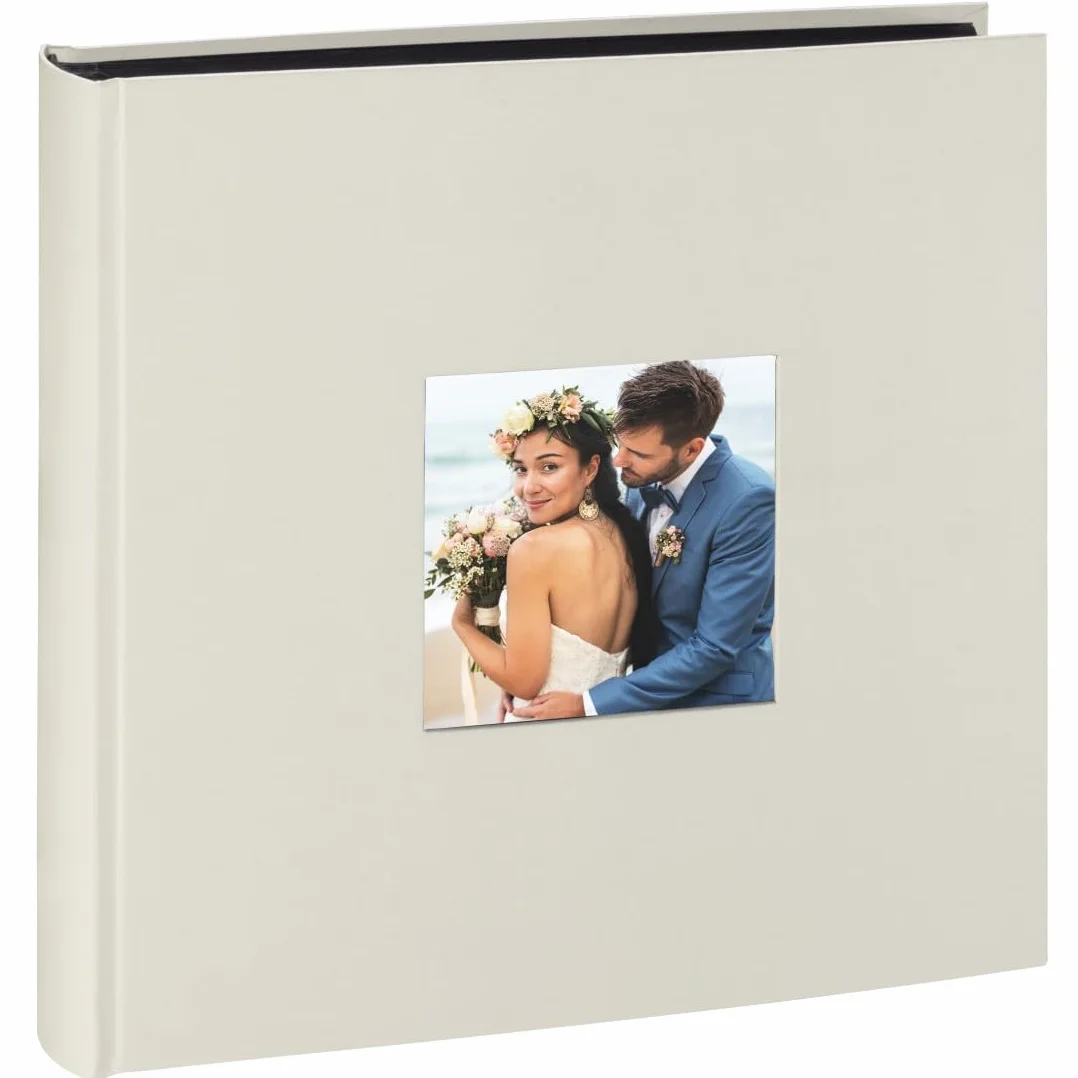 Hama Álbum de Fotos 10x15cm 30x30cm 100 Hojas Papel Cristal Protegido 400 Fotos Tiza