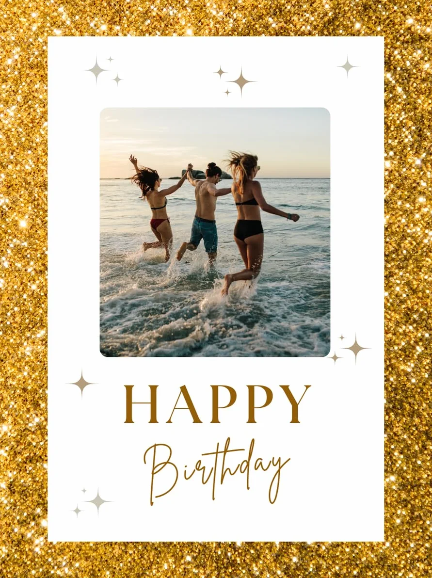 Etiquetas personalizables para botellas de vino (paquete de 2)- Happy Birthday - Añade tu foto - regalo único - Cumpleaños - Etiqueta personalizada - Regalo personalizado