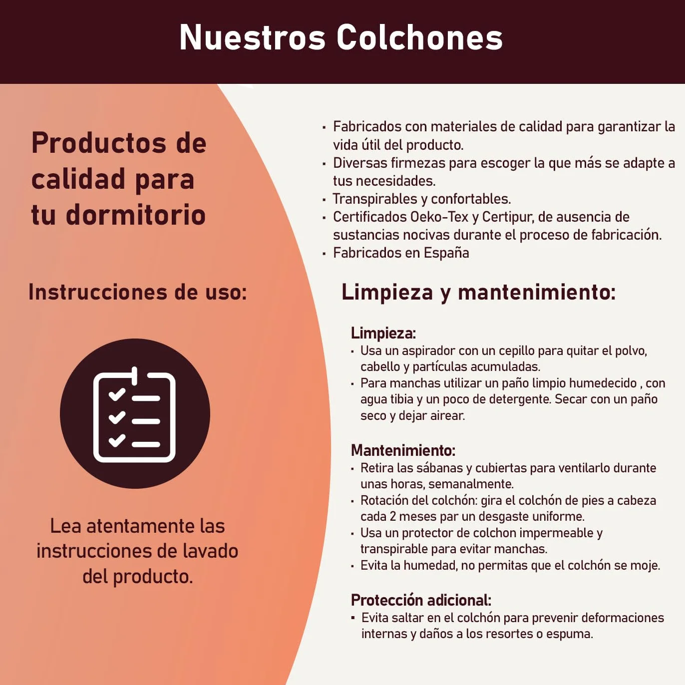 amuéblate Online - Cama Completa con Colchón Venus Reversible + Somier de Láminas Basic con 6 Patas Abrazadera, 150 x 190