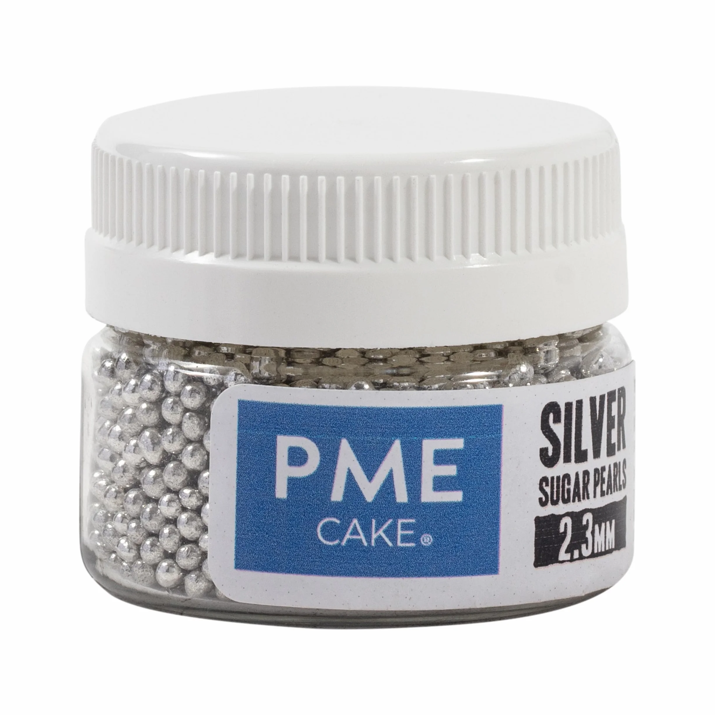 Perlas de Azúcar Plateadas PME 2,3 mm 25 g