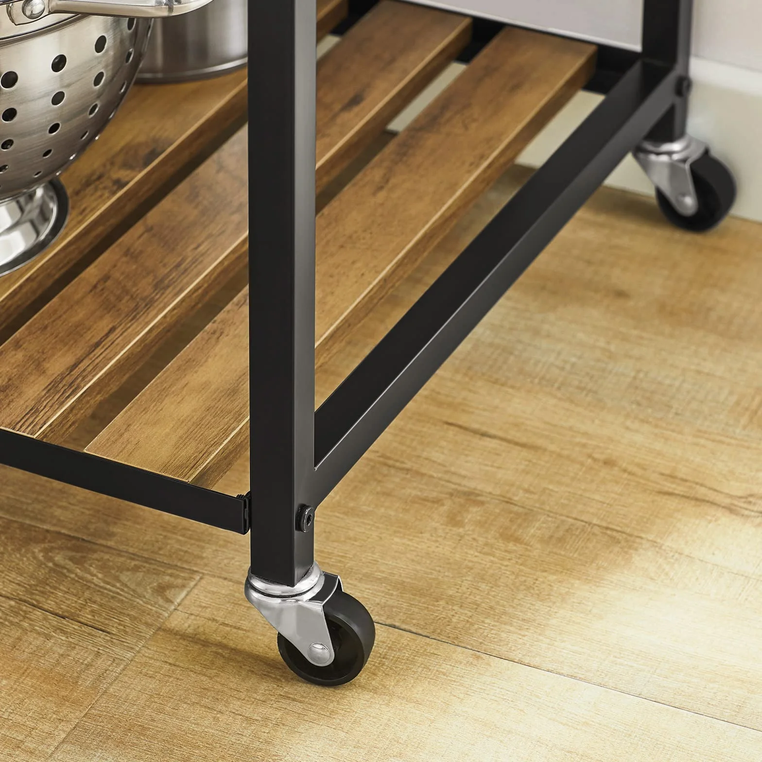 SoBuy Carrito de Servicio Camarera con Ruedas Multiusos con 5 Estantes 110 x 45 x 92 cm SVW18-II-F ES