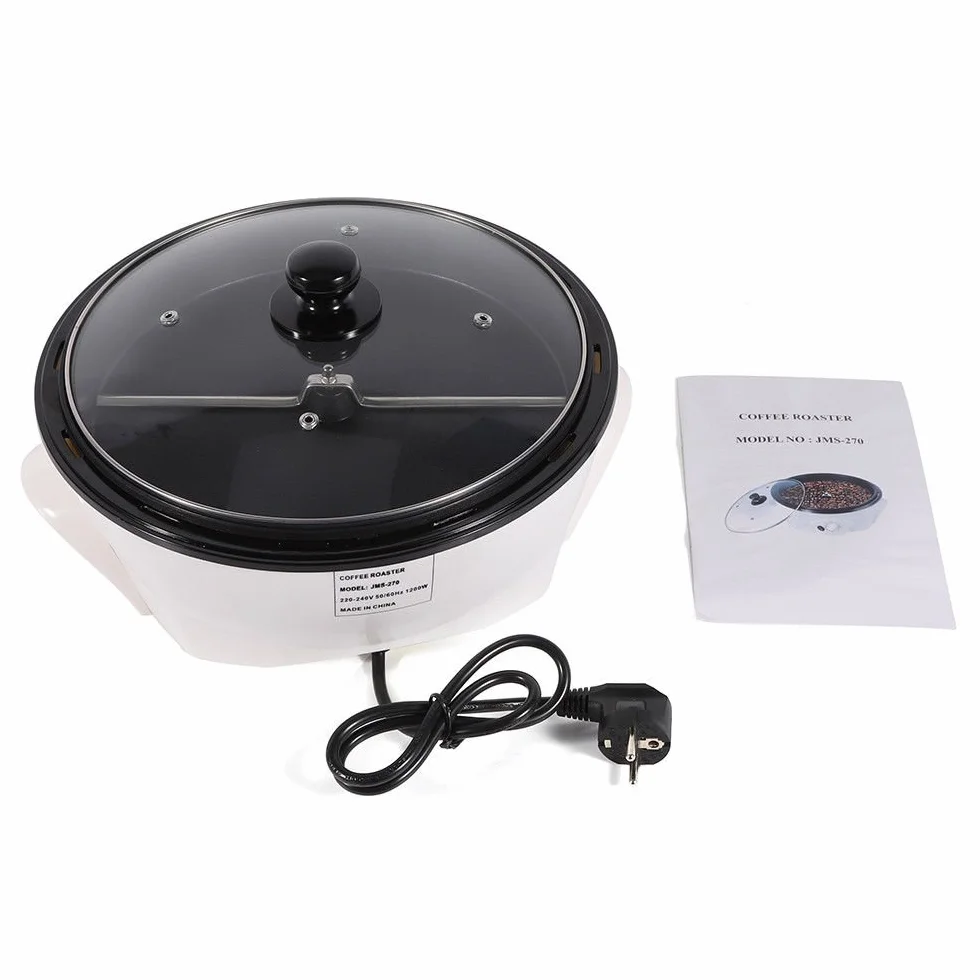 Máquina de Tostado de Café 1200 W 1500 g Tostador de Café en Casa 220 V