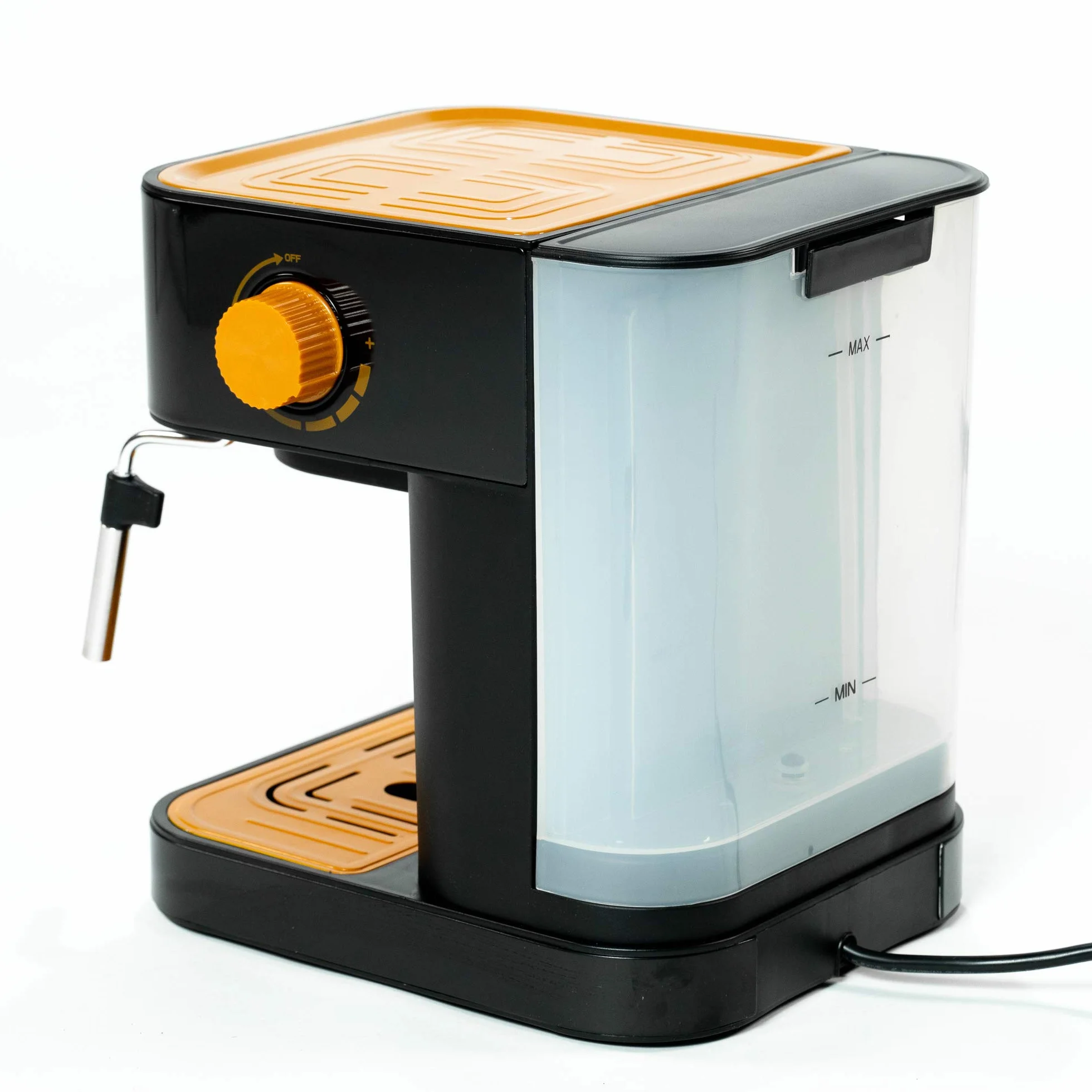 ECODE® Cafetera Express con 20 Bares de Presión y 1050 W, Vaporizador, Deposito de 1.6L, Calientatazas, Panel Táctil, Brazo Doble Salida, Dosificador con Prensador, Mono/Doble dosis - Forte Touch