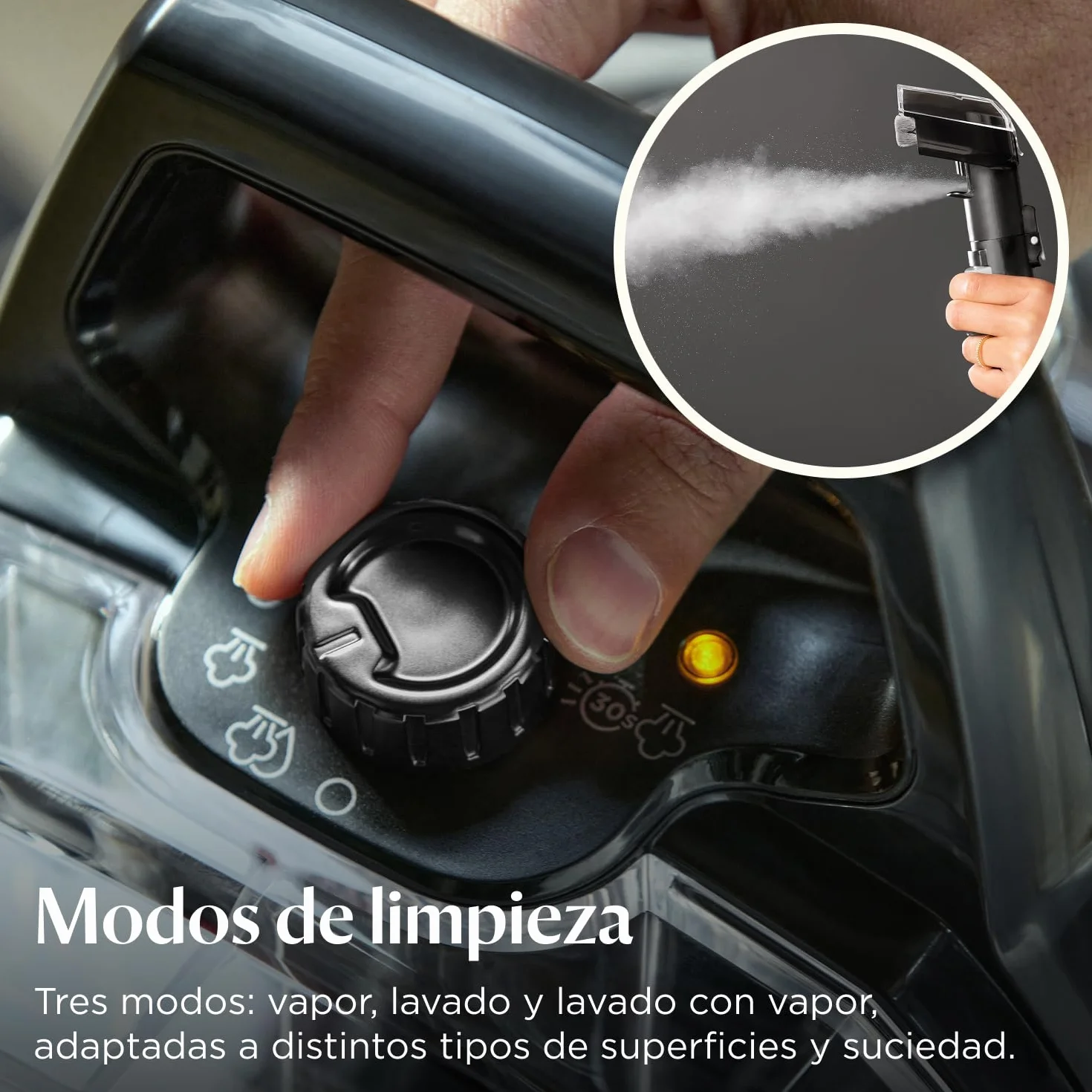 BISSELL SpotClean HydroSteam Aspiradora de Agua Tapicería 1000W 3689N