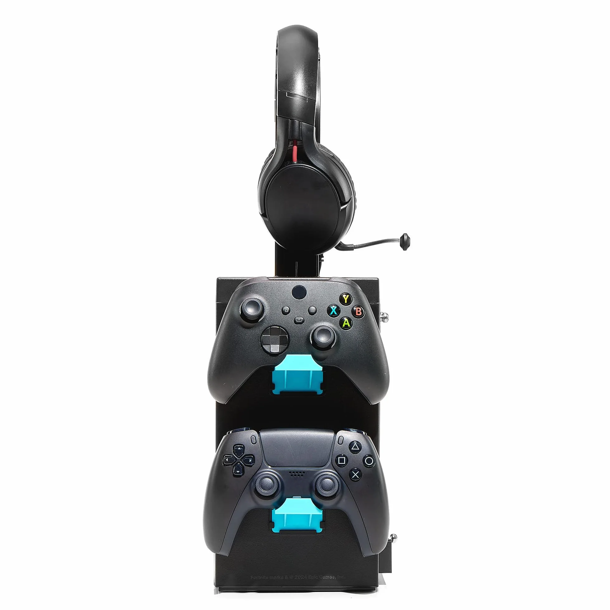 Numskull Armario Soporte Almacenamiento Oficial Fortnite Good Game Gaming 10 Juegos DVD 4 Controladores Auriculares Organizador Compacto