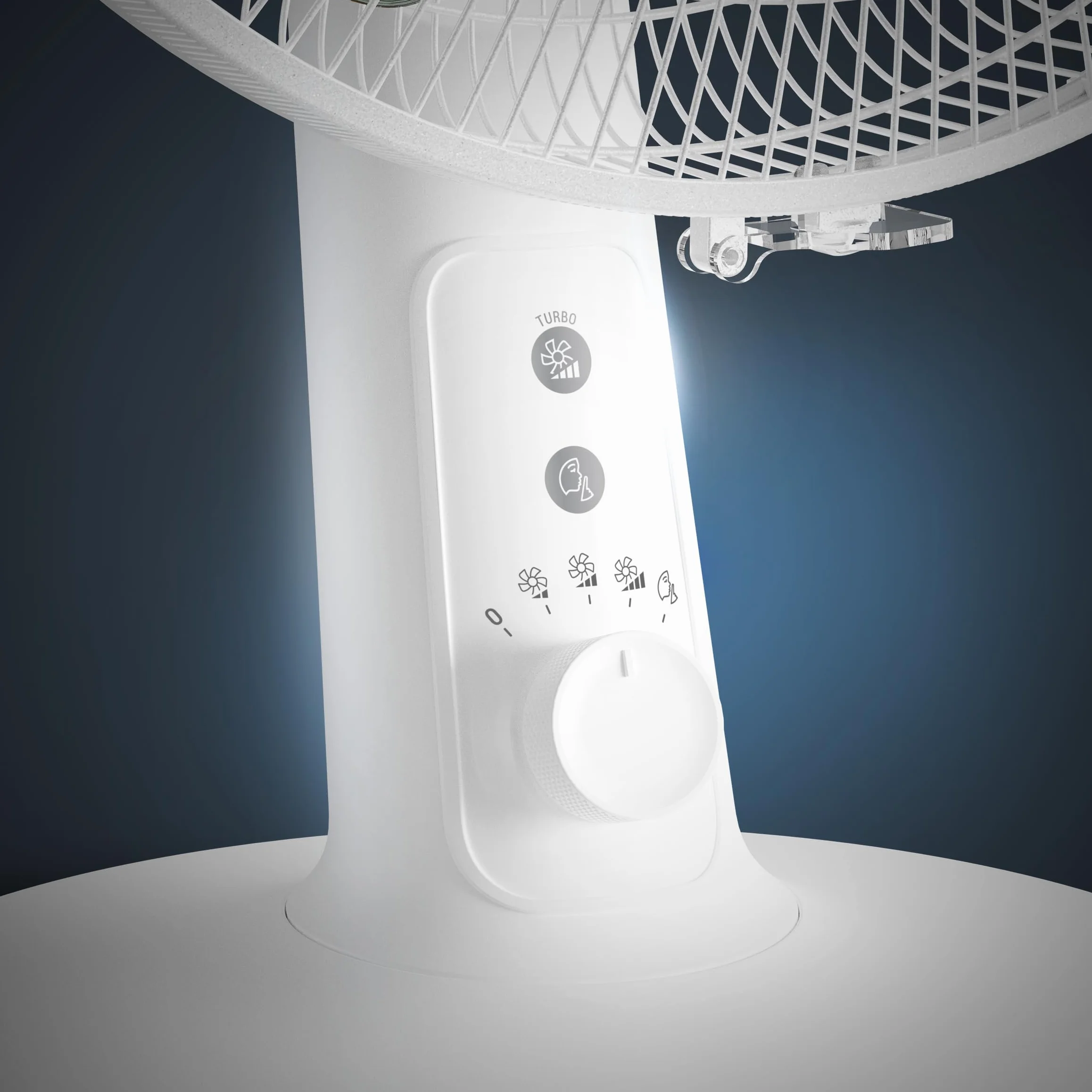 Rowenta Turbo Silence Extreme Ventilador de Mesa 32dB 4 Velocidades Modo Turbo Oscilación 120° 7.5m 43 m³/min Motor Effitech (Reacondicionado)
