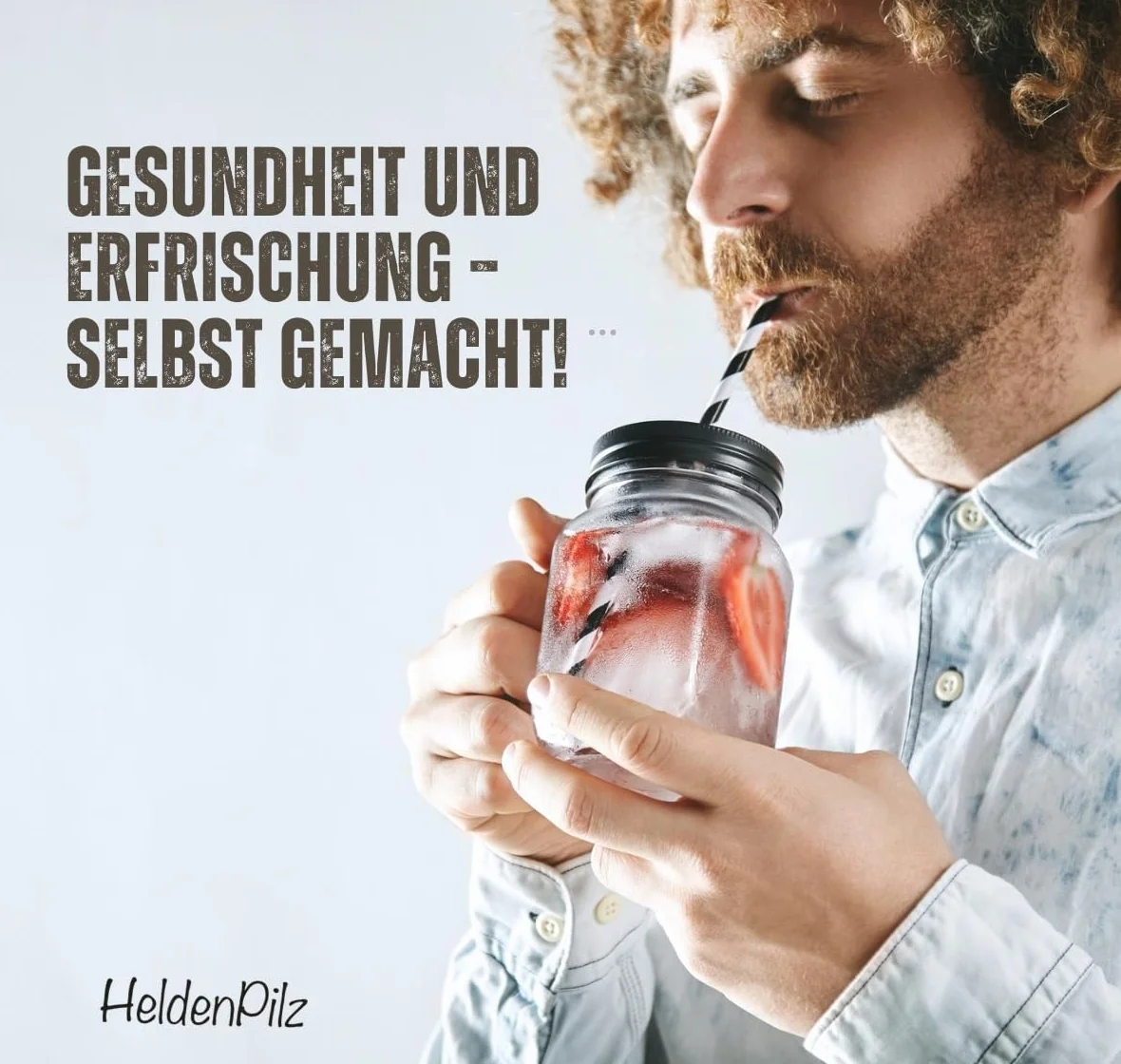 HeldenPilz® Kit inicial para kéfir de agua orgánico – Cristales de kéfir de agua ecológicos 10 g deshidratados