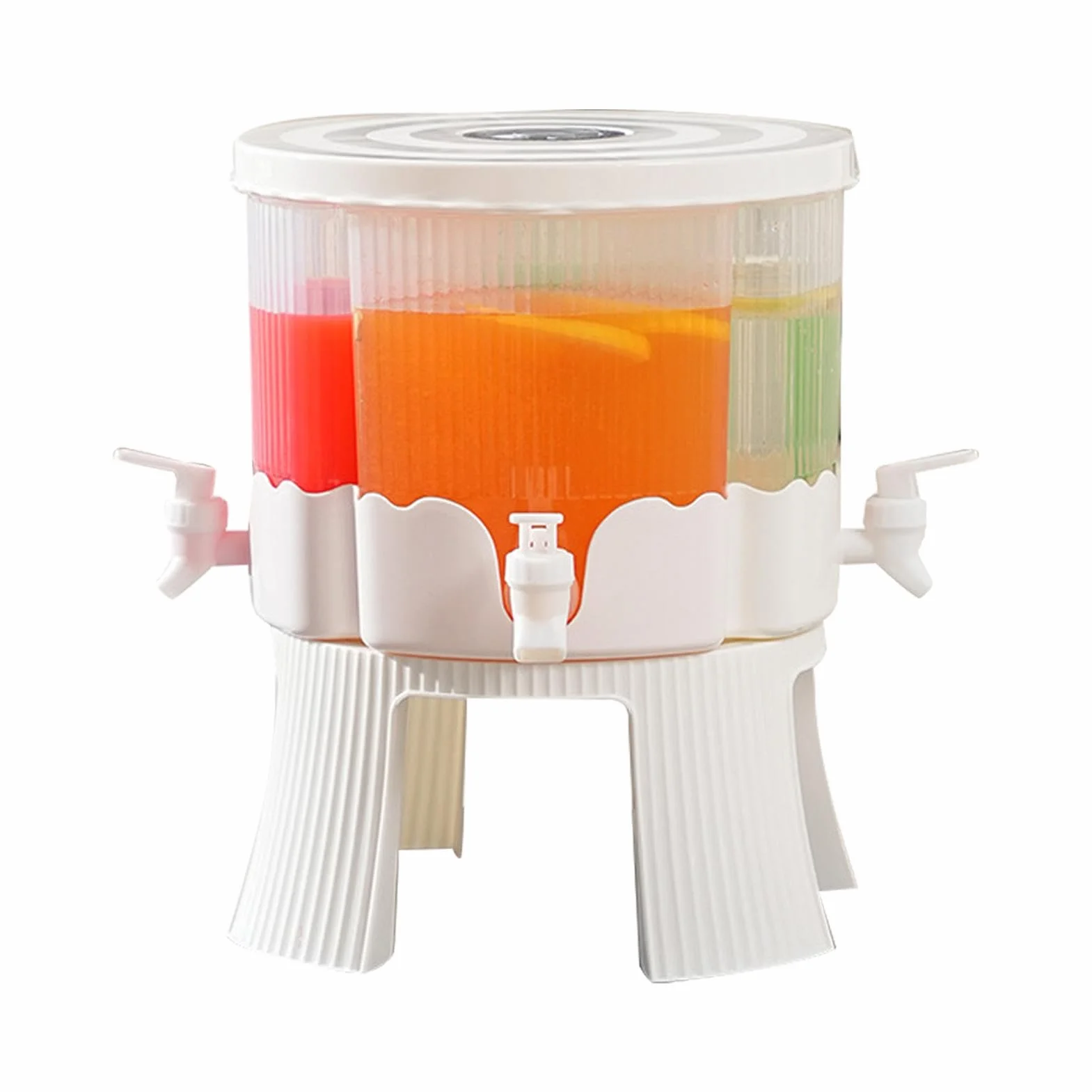 Dispensador de bebidas con espiga, dispensador de bebidas de verano con | espiga, dispensador de bebidas de gran capacidad, contenedores multifuncionales de gran capacidad, olla de agua para