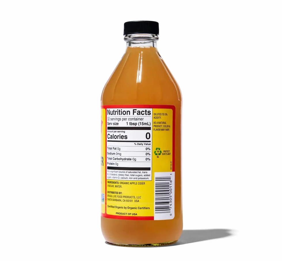 Bragg Vinagre de sidra de manzana con madre 473 ml
