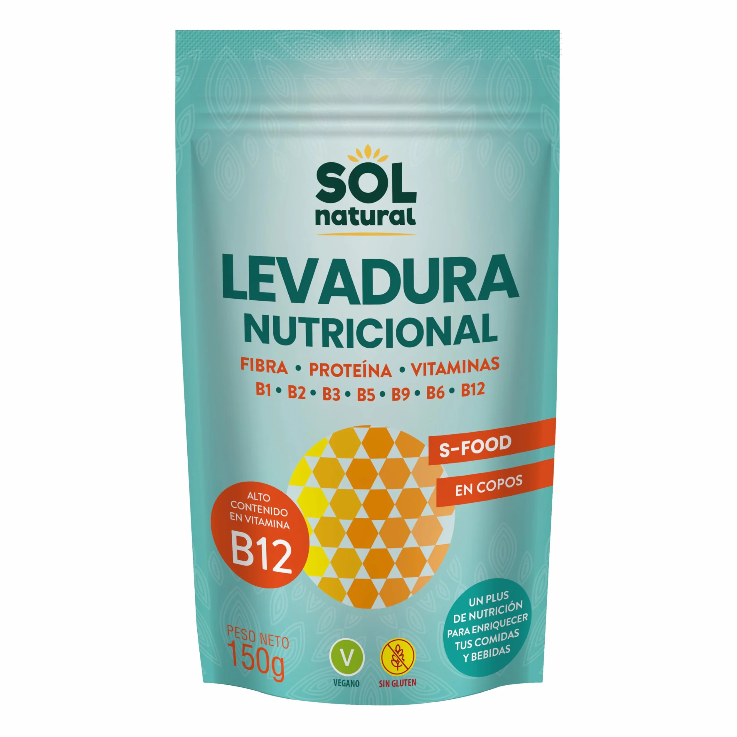 LEVADURA NUTRICIONAL CON VITAMINA B-12 150 G