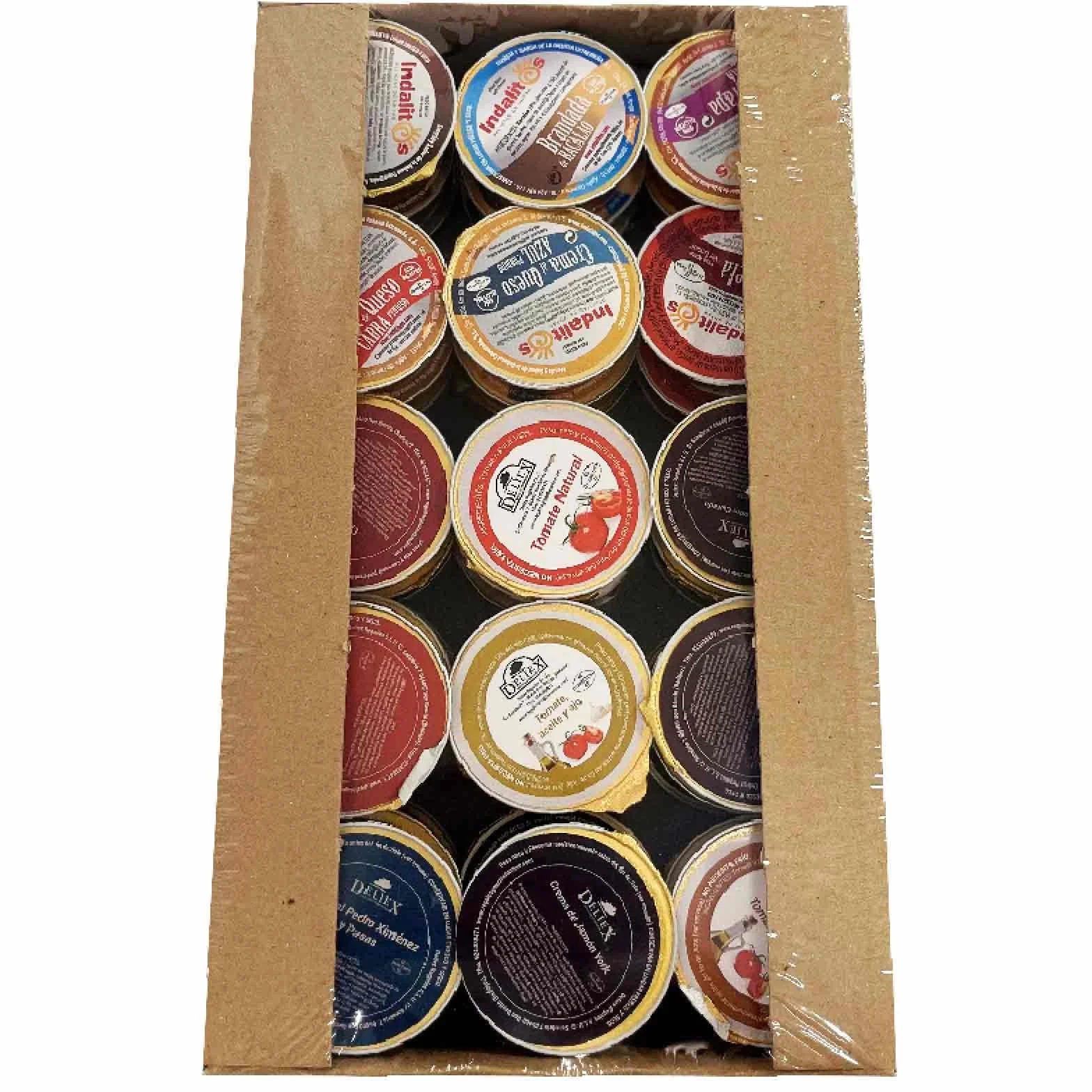 Deliex e Indalitos Variado de patés y cremas 25 gr 15 sabores