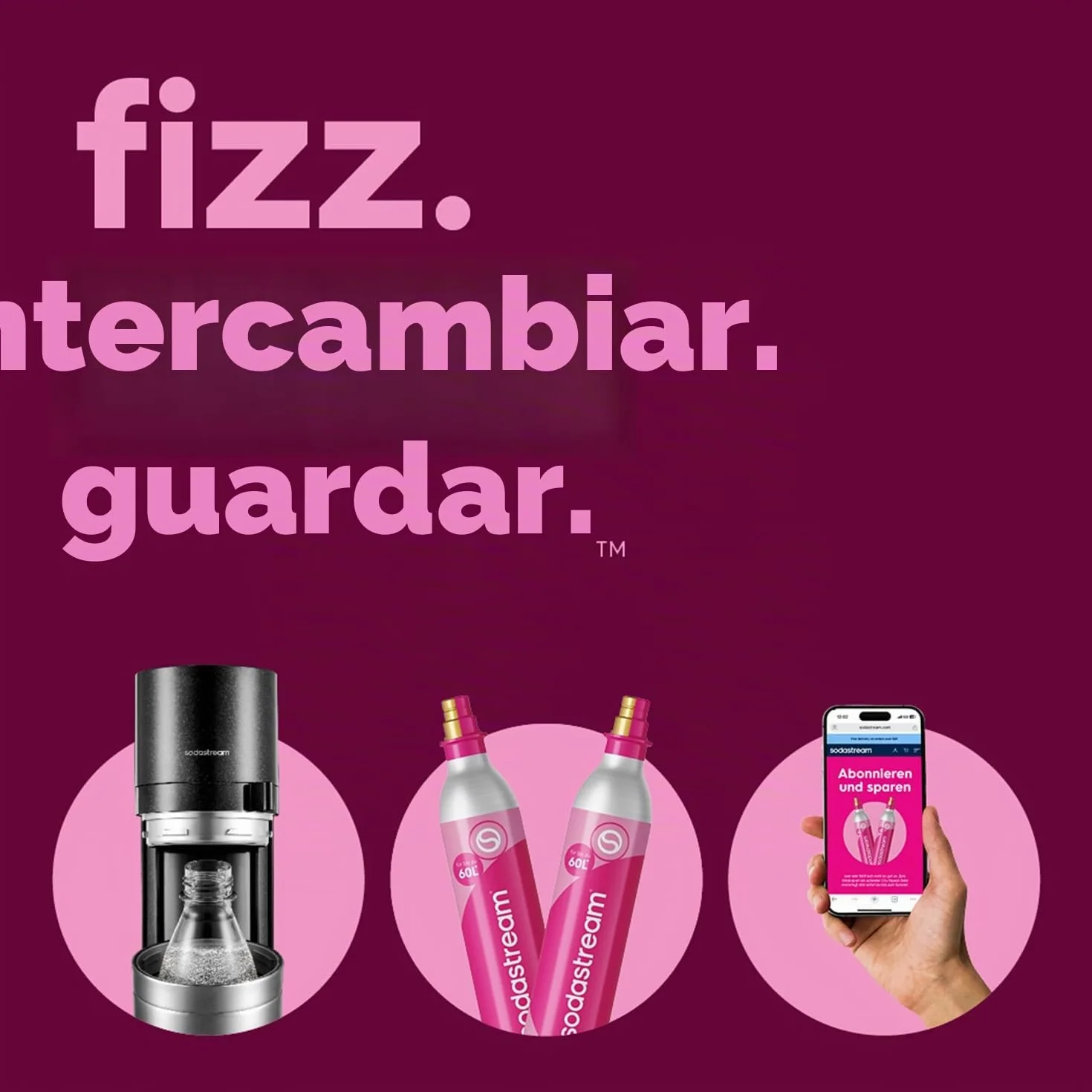 Duo gasificador de agua negro con cilindro para 60L, 2 botellas de plástico 1L, 2 botellas de cristal 1L