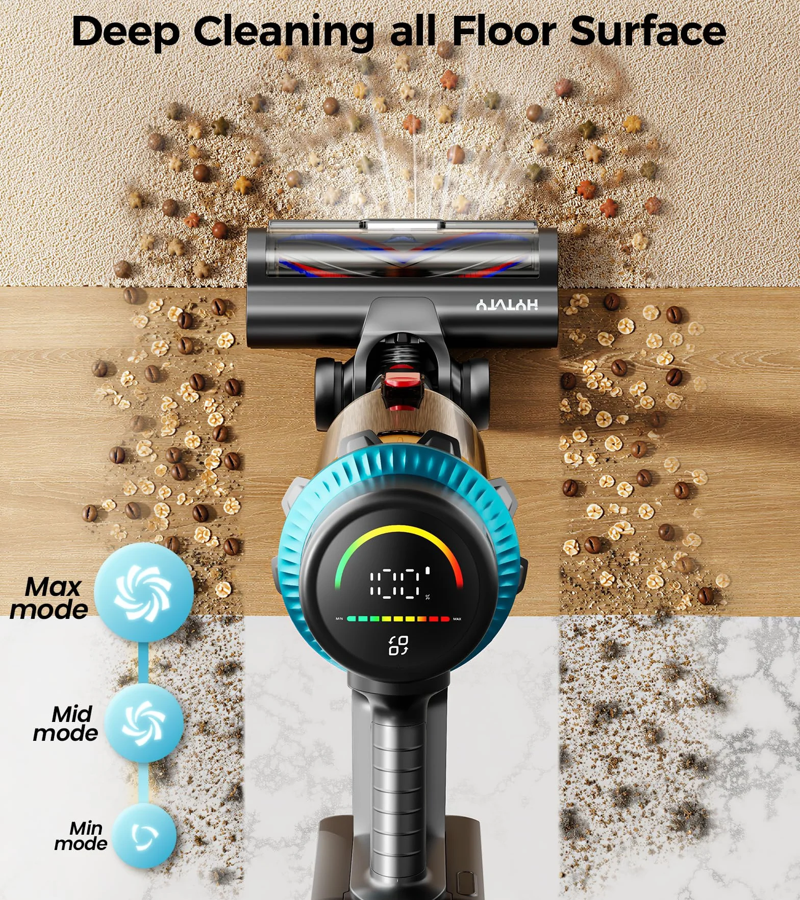 Aspiradora inalámbrica, 650 W, 55 kPa, 70 minutos de autonomía, aspiradora de mano inalámbrica, aspiradora inalámbrica con base de apoyo, aspiradoras para el hogar, pelo de mascotas y alfombras