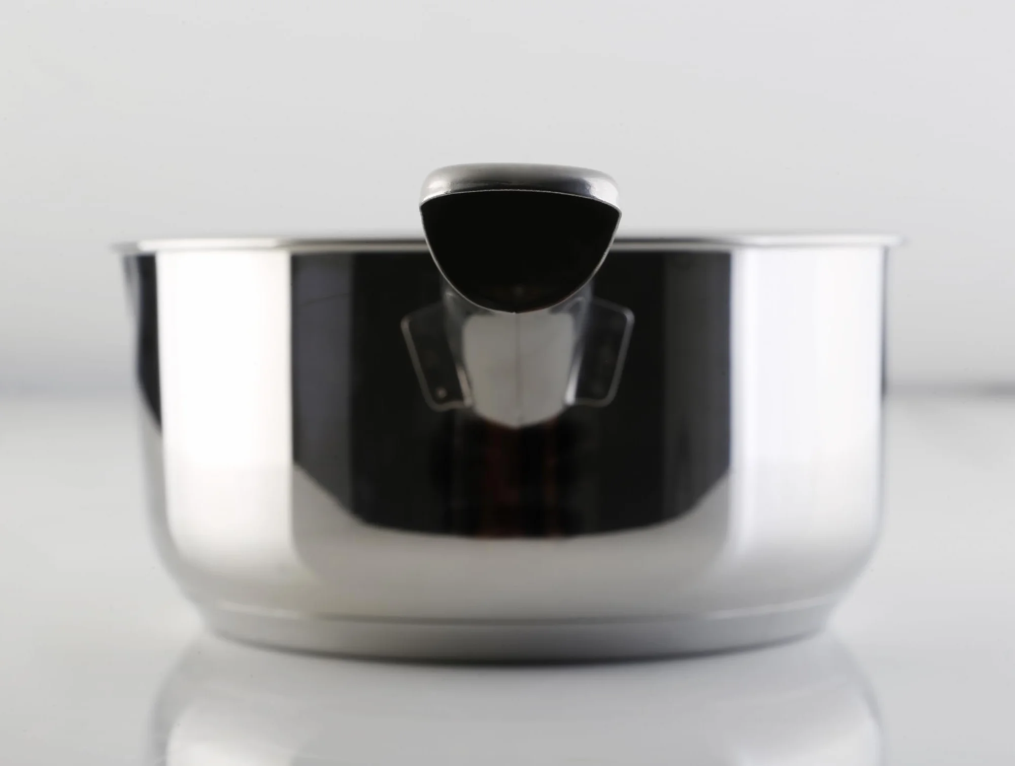 WECOOK! Cazo Inducción Acero Inoxidable 18/10 16 cm 1.5 Litros Base Capsulada Tricapa