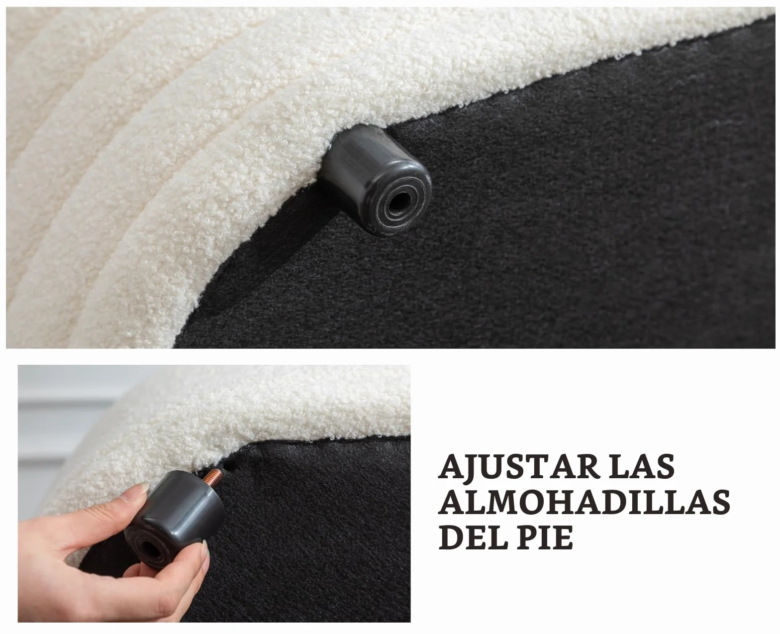 chairus Banco de Almacenamiento Banco de Piel Sintética para Pies de Cama, Baúl de Almacenaje para Dormitorio Puff para Tocador, Blanco