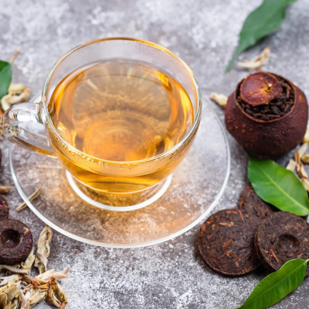 Té Rojo Pu Erh Orgánico de Yunnan 200g, Hojas Sueltas con Cafeína Natural