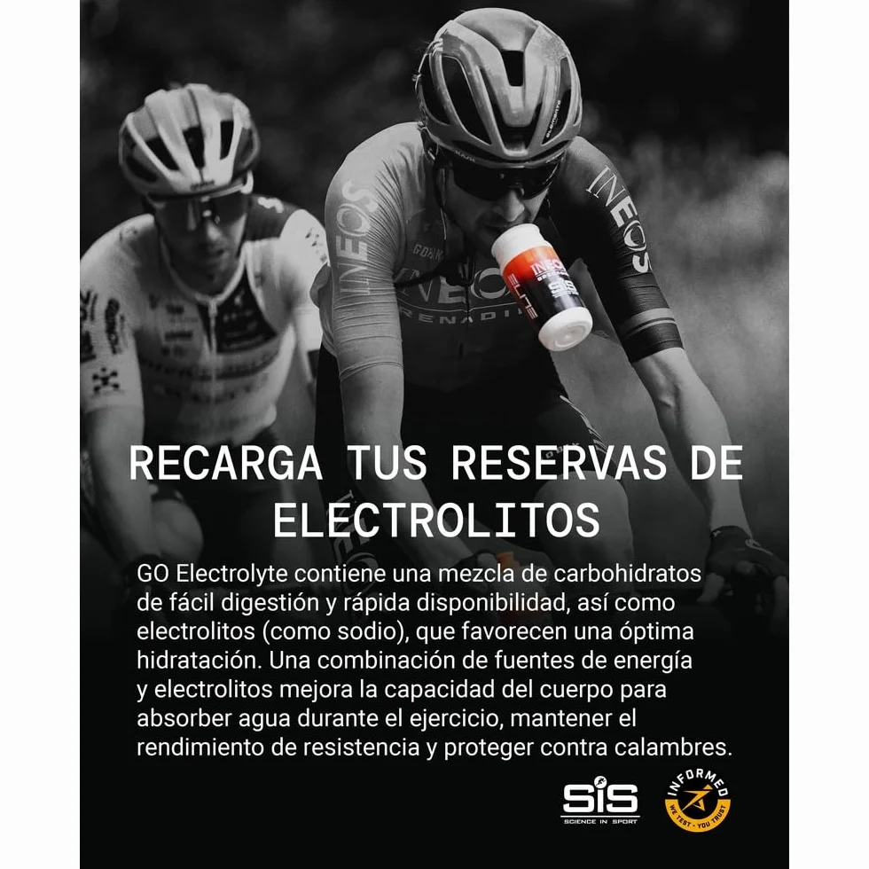 Science in Sport GO Polvo Electrolítico 1,6kg Limón Lima, Vegano - Bebida isotónica con electrolitos y carbohidratos