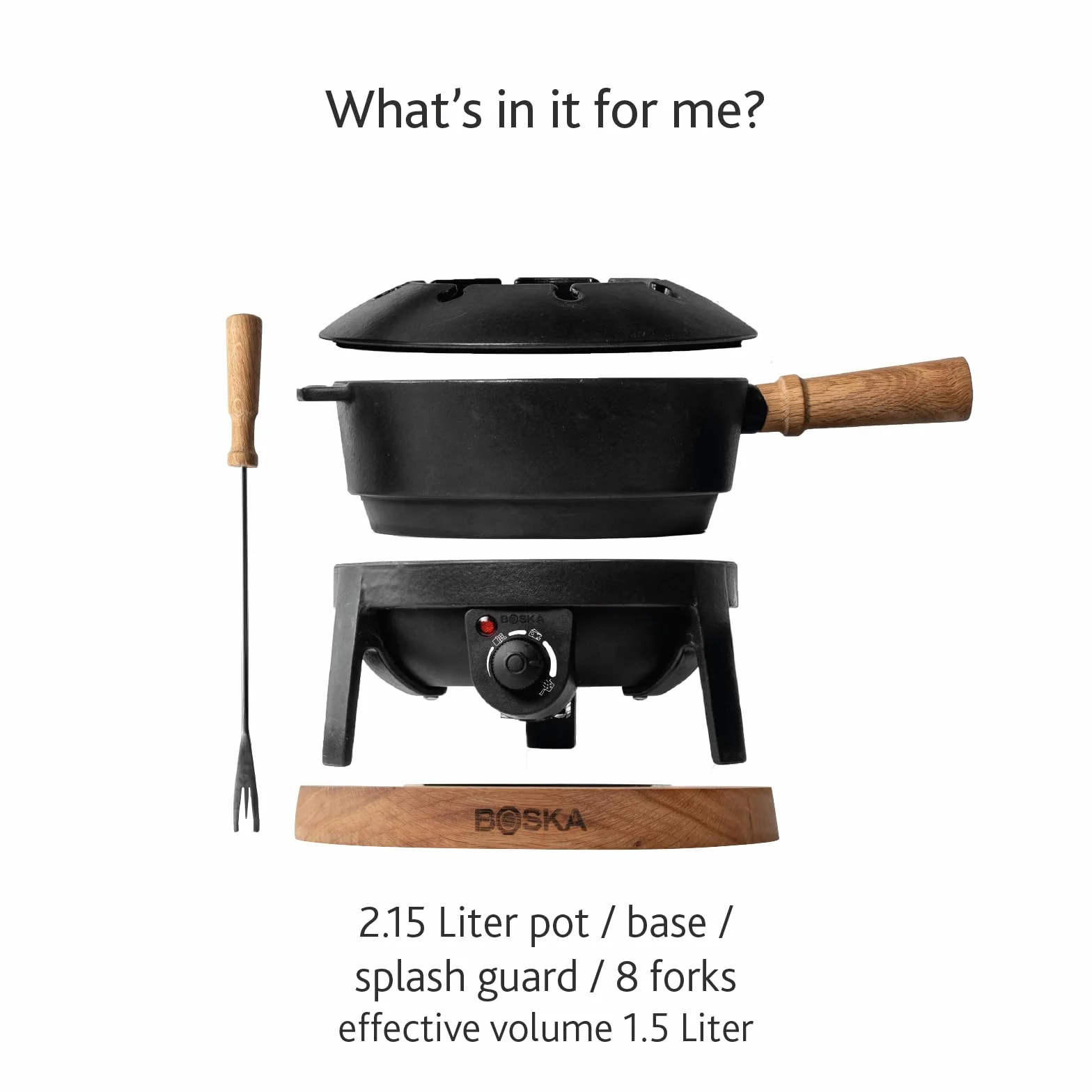 Boska Fondue-Set Pro, elektrisch
