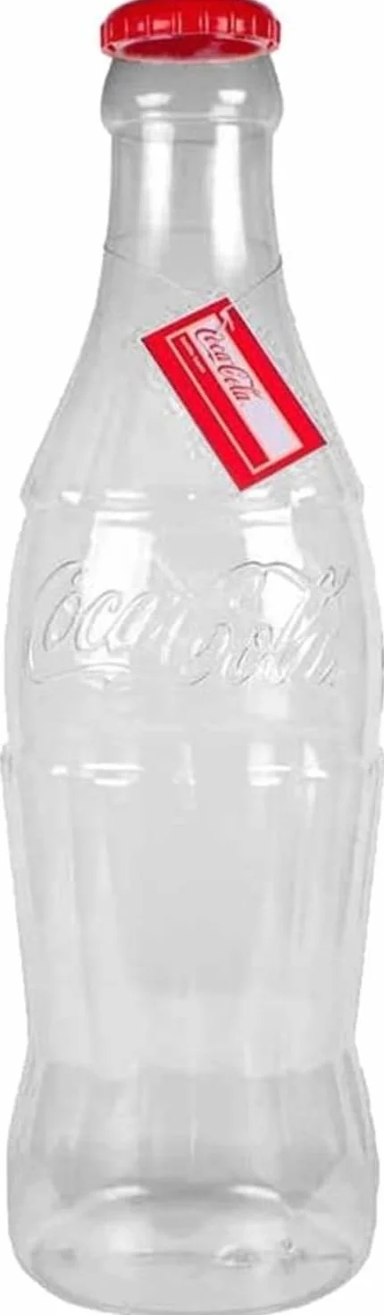 Hucha grande de plástico para botellas, monedas, notas, hucha de plástico inspirada en botella de cristal, 1 pie, 12 pulgadas, botella pequeña de 30 cm
