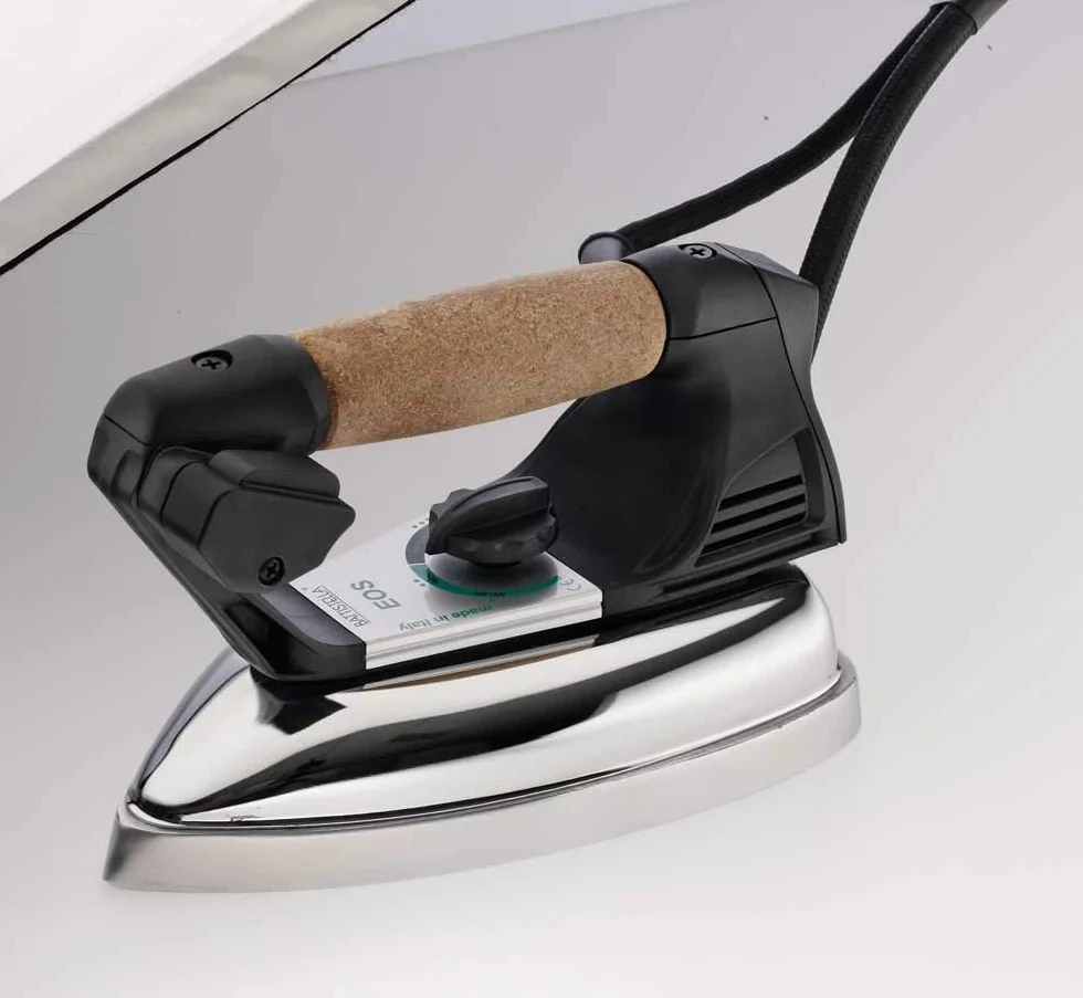 Battistella VAPORINO Maxi INOX L Sistema de Planchado con Generador de Vapor con Plancha y Estación de Planchado de Teflón con Tambores y Suela de Acero Inoxidable