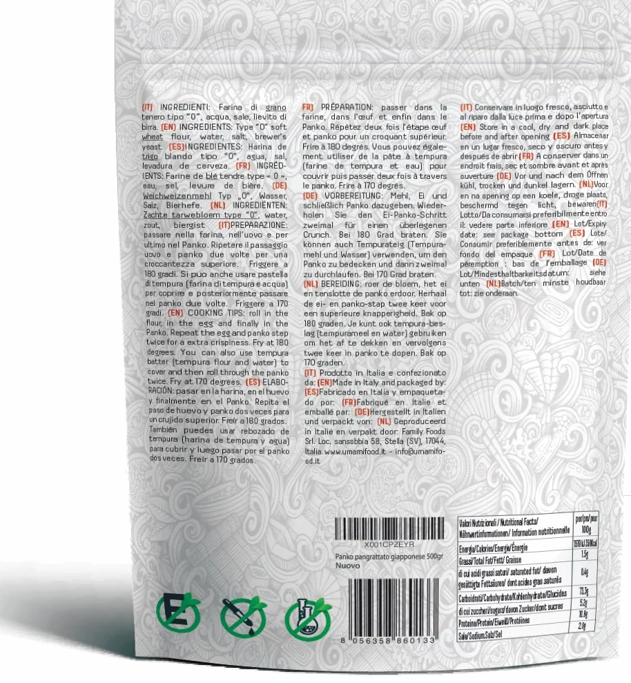 Umami Panko Pan Rallado Japonés 500g Extra Crujiente para Frituras