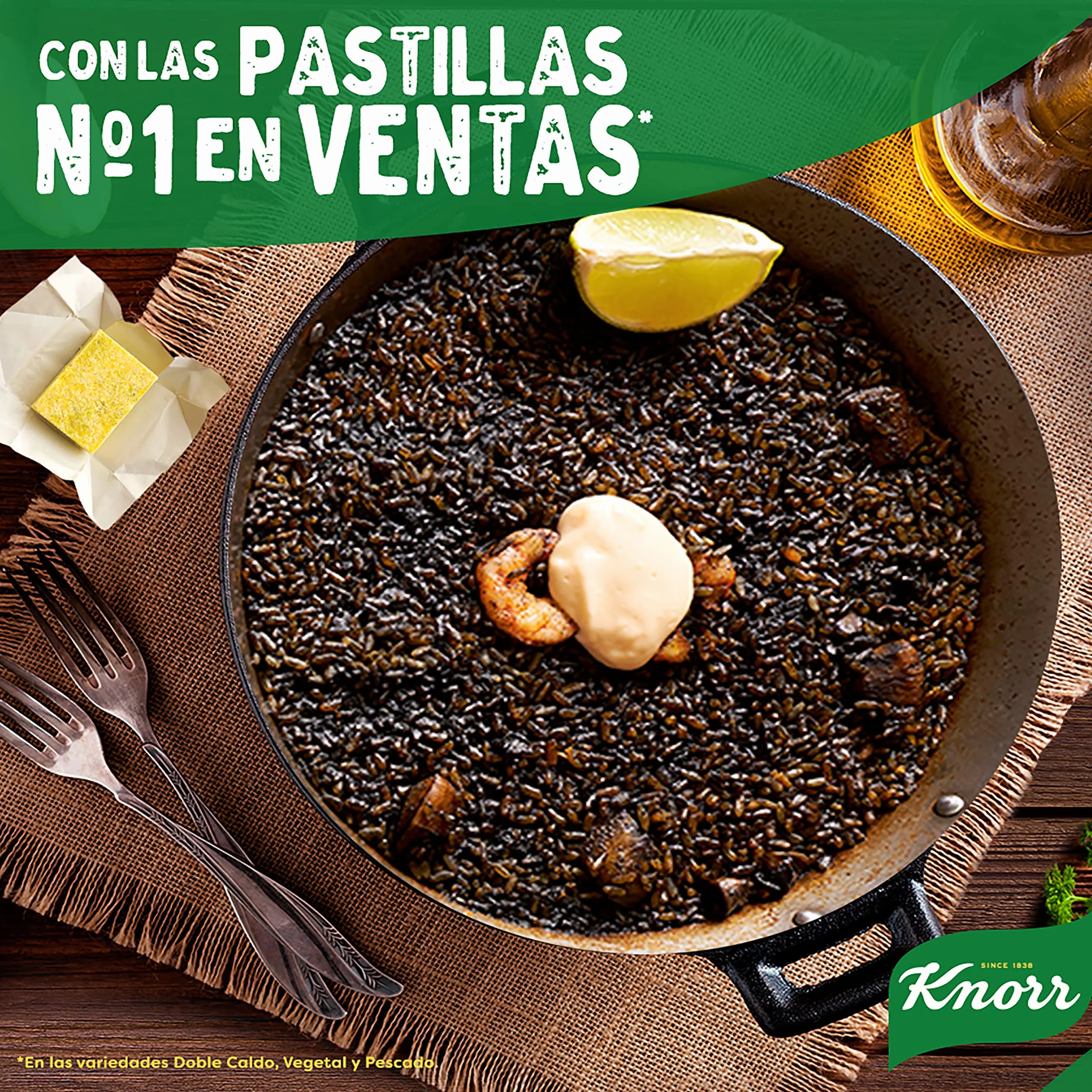 Knorr Doble Caldo en Pastilla Carne, 240g