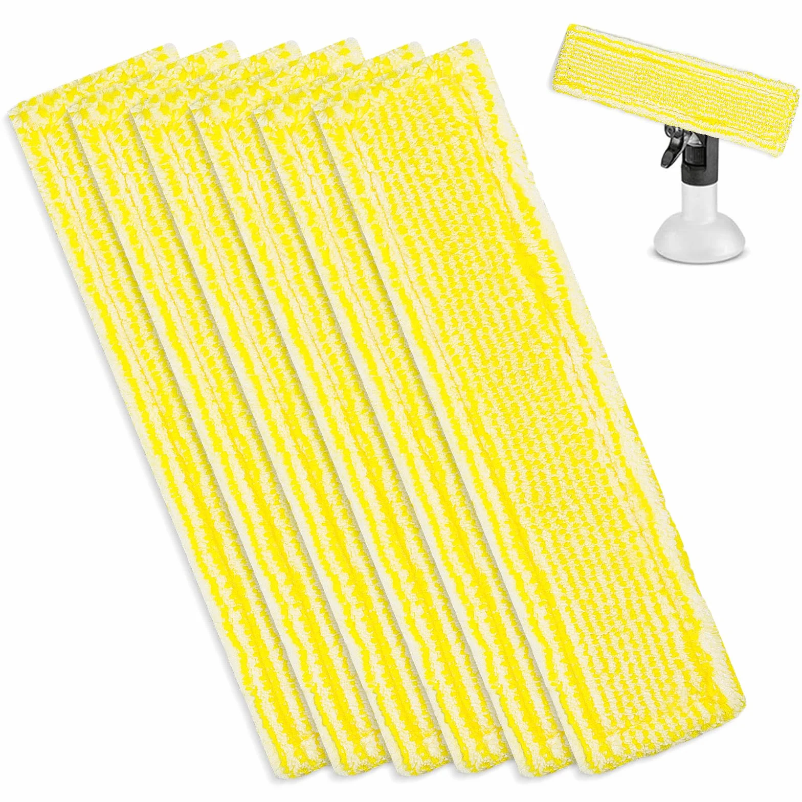6 Pcs Almohadillas de Limpieza Compatibles con Kärcher Cabezales para Limpiacristales Kärcher, Almohadillas de Microfibra para Karcher WV2 WV5 WV6 Plus Premium Aspiradora de Ventanas