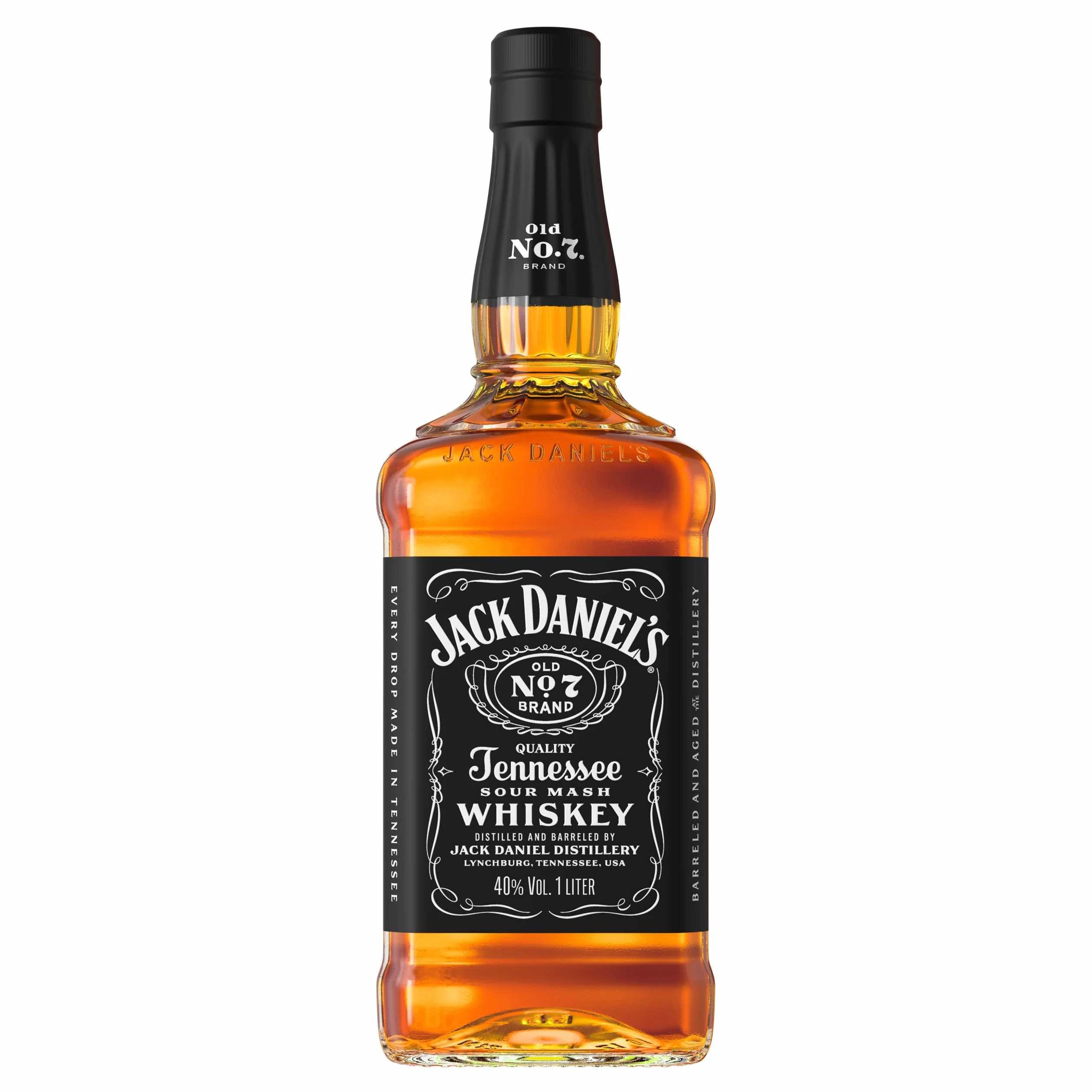 Jack Daniel's Tennessee Whiskey Old No 7 40% Vol 1000 ml
